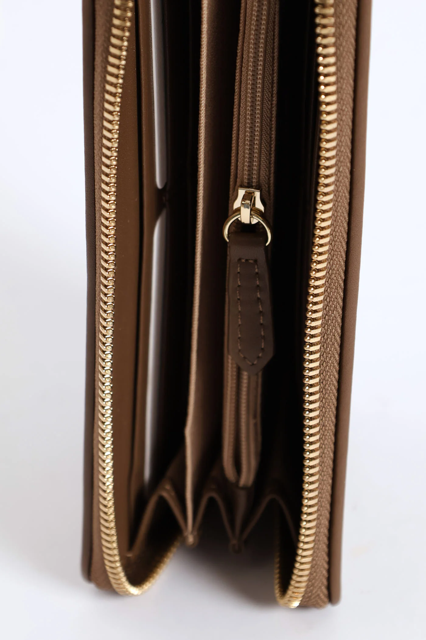 Lyon Zip Around Purse - Taupe - Image 4