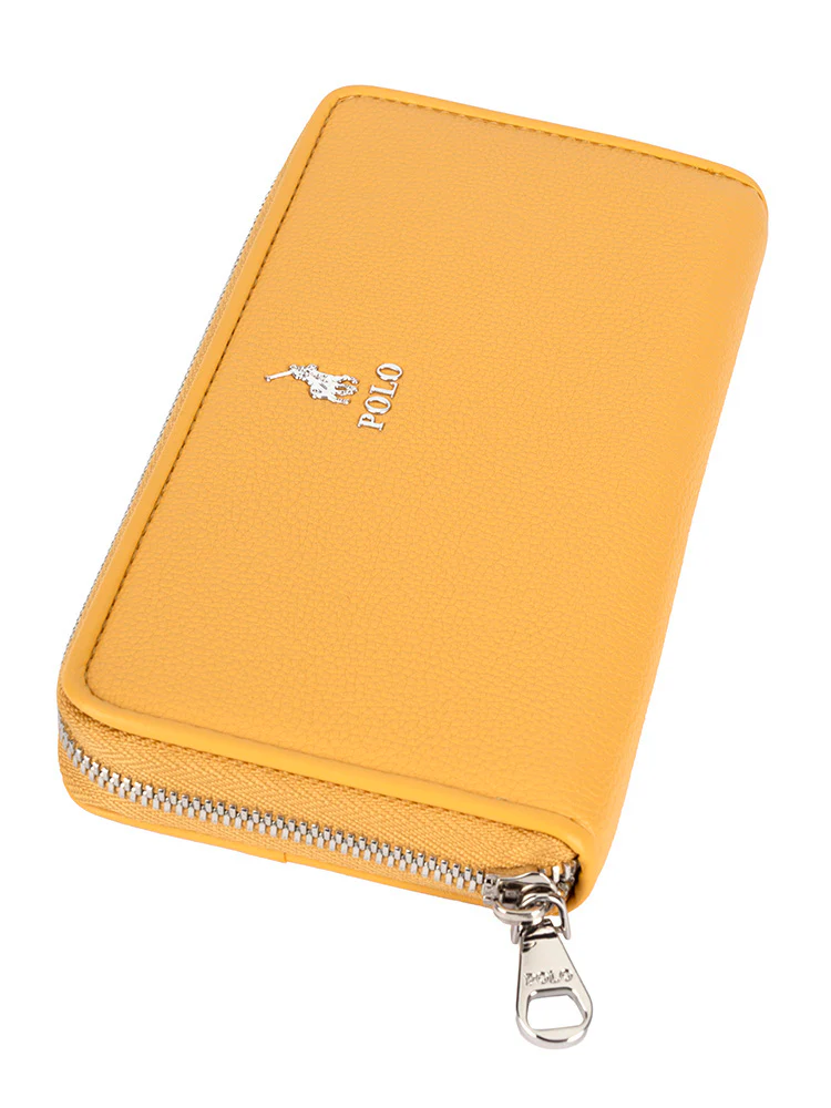 Lyon Zip Around Purse - Yellow - Image 2