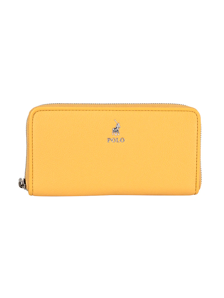 Lyon Zip Around Purse - Yellow - Image 6