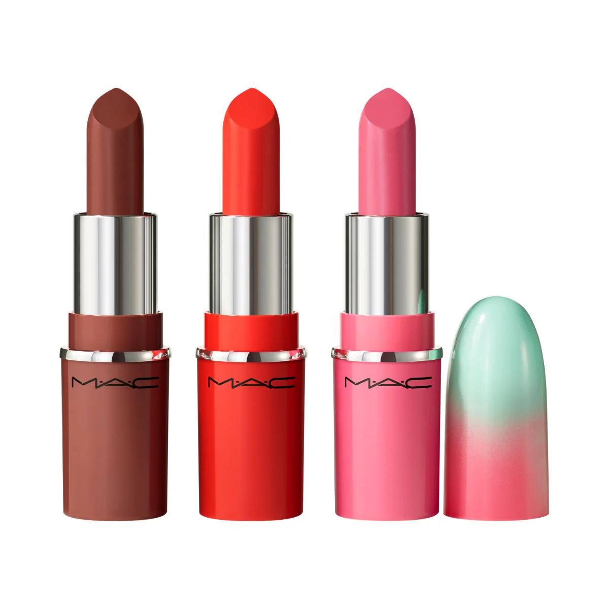 Wildest Gleams Mini Lustreglass Lip Trio - Bright / M·A·C Holiday - Image 3