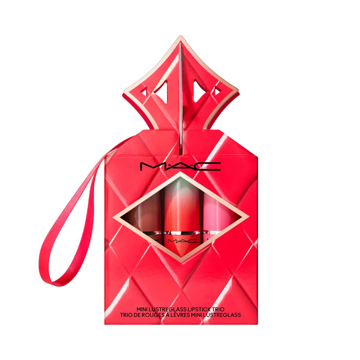 Wildest Gleams Mini Lustreglass Lip Trio - Bright / M·A·C Holiday - Image 4