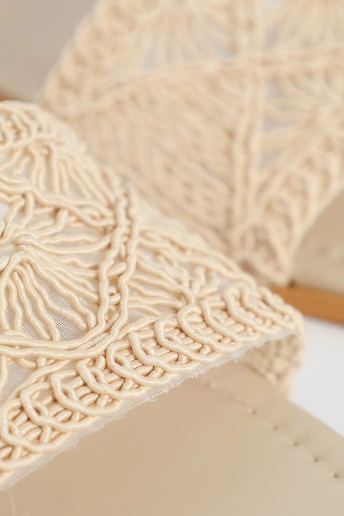 Macrame Single Band Sandal - Off White - Image 2