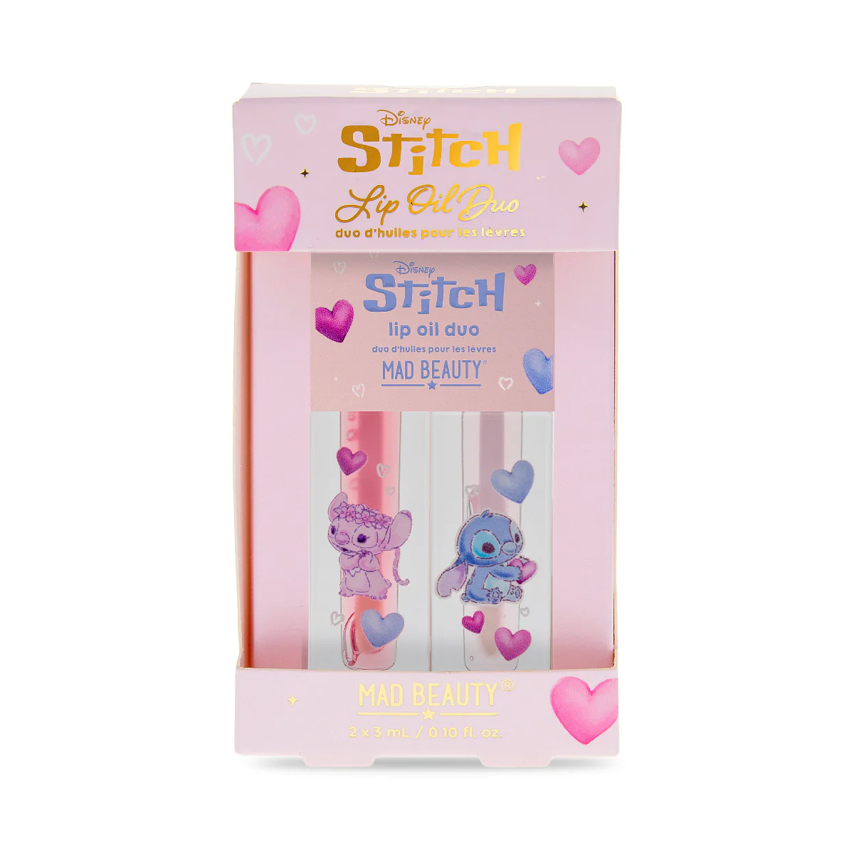 Disney I Heart Stitch Lip Oil Duo - Rhubarb & Raspberry - Image 5