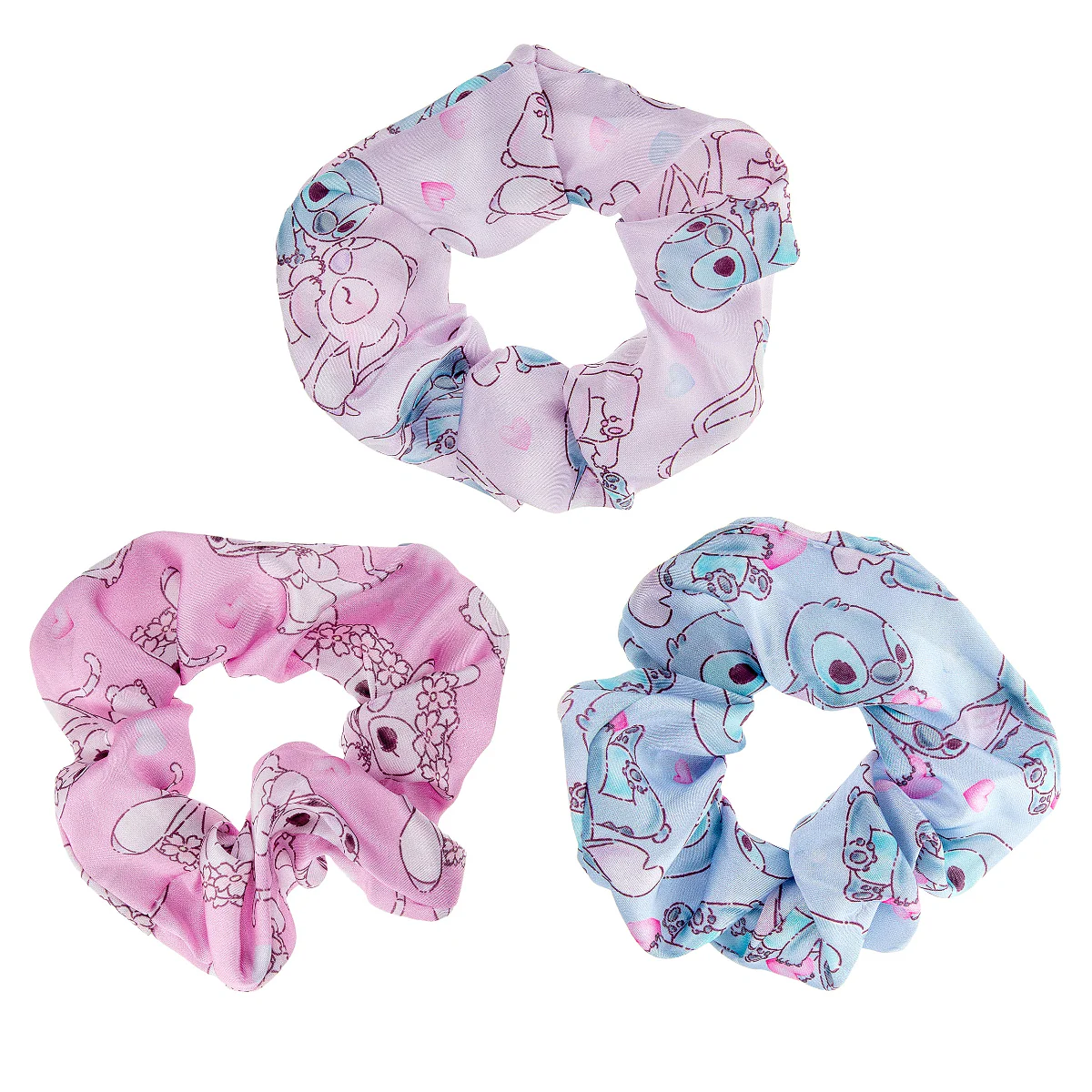 Disney I Heart Stitch Scrunchie Trio - Image 2