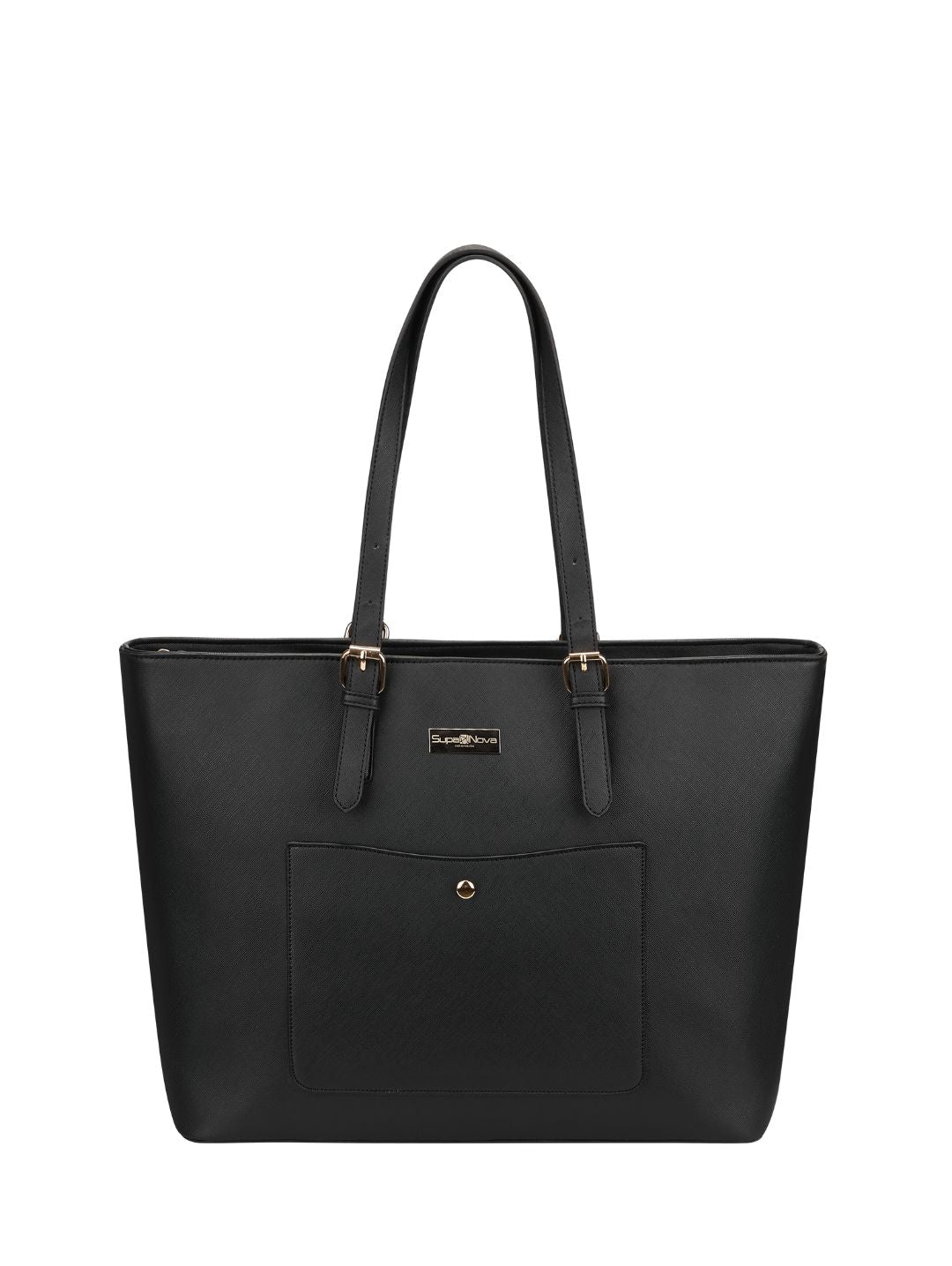 Madame 15.6"Laptop Tote Bag - Black - Image 2