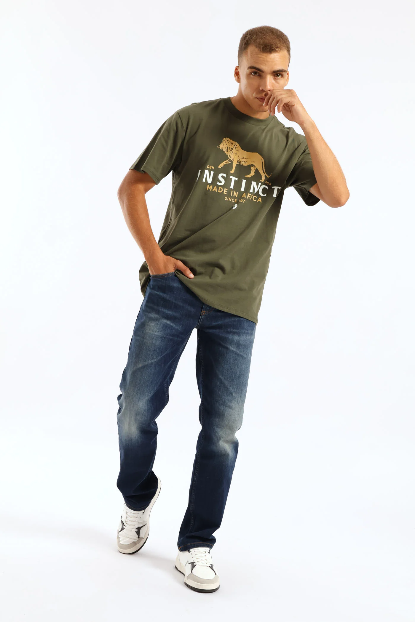 Made In Africa Tee - Fatigue - Image 2