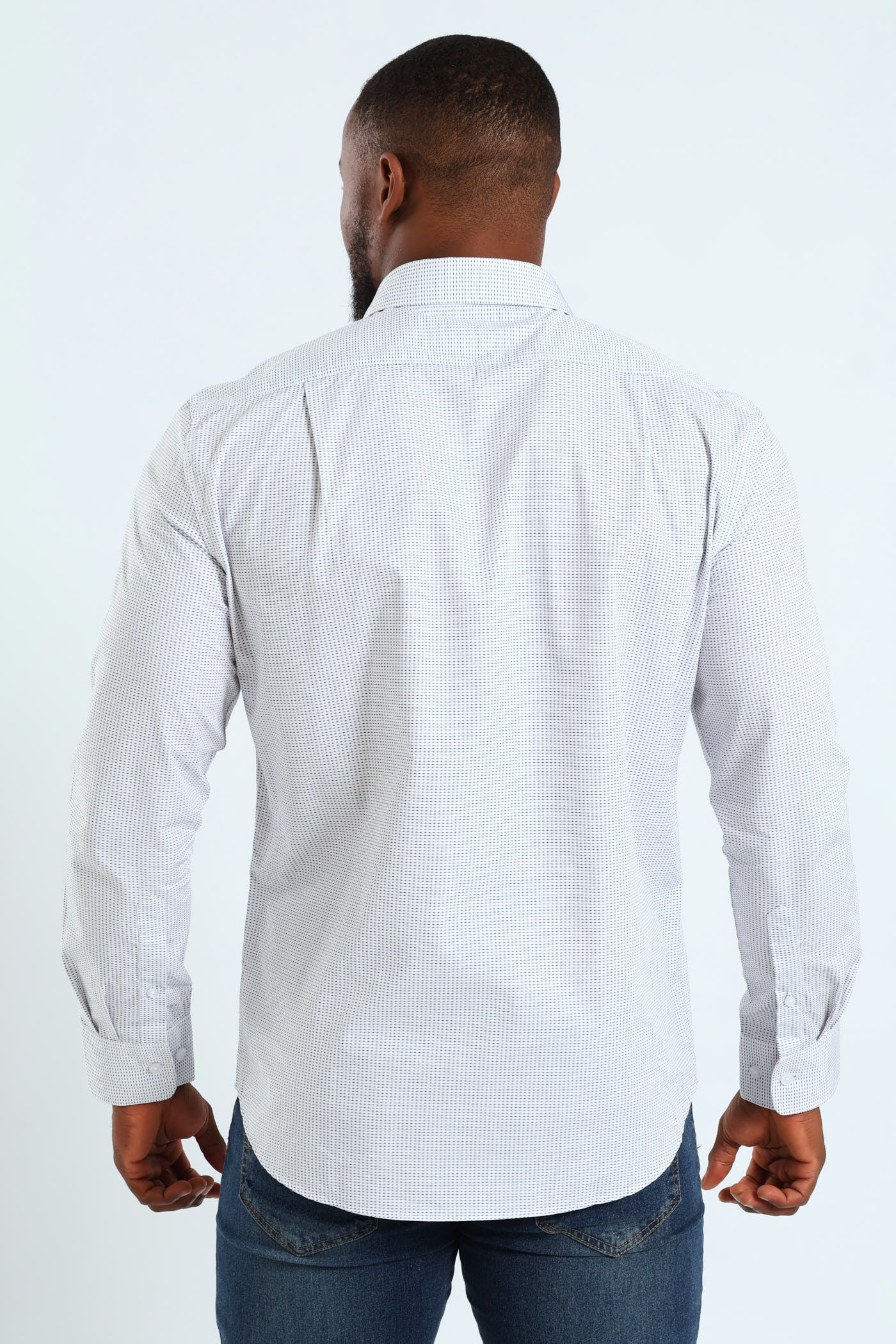 Mahan Long Sleeve Shirt - Blue - Image 3