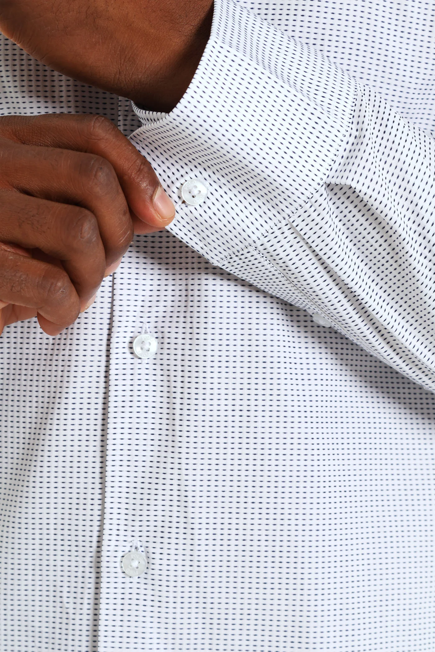 Mahan Long Sleeve Shirt - Blue - Image 6