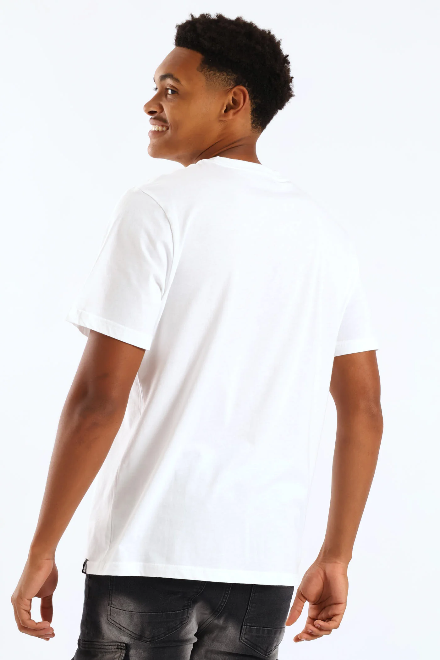 Make Money Front & Back Print Tee - White - Image 5