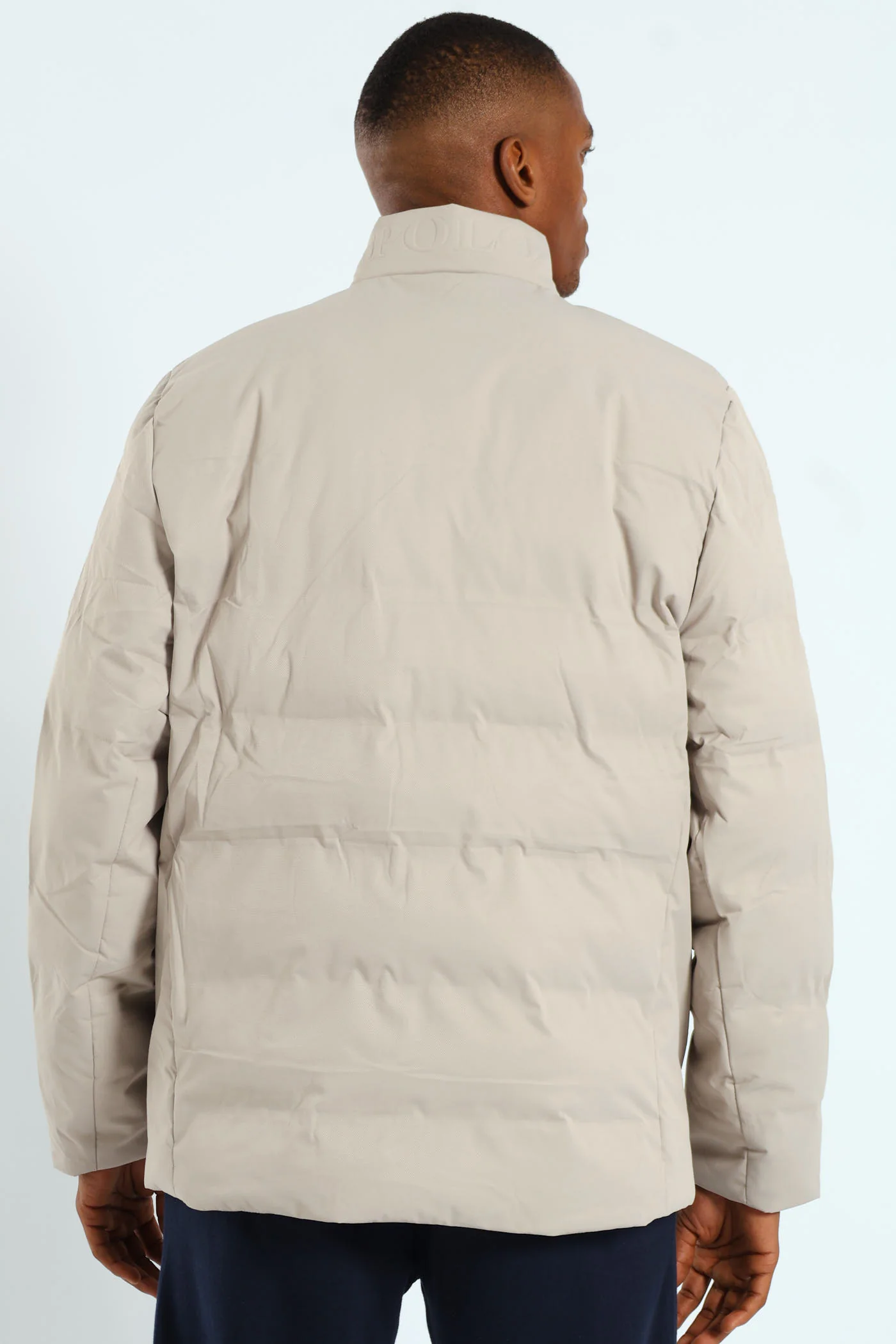 Mali Quilted Puffer - Light Grey - Image 4