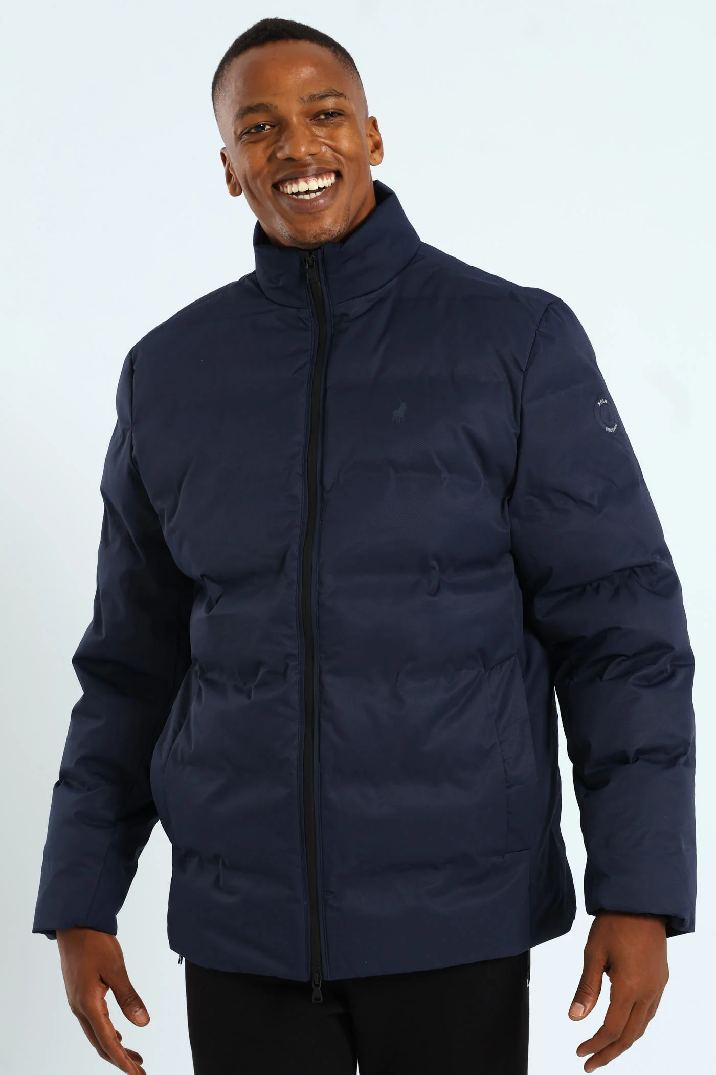 Mali Quilted Puffer - Navy - Image 2