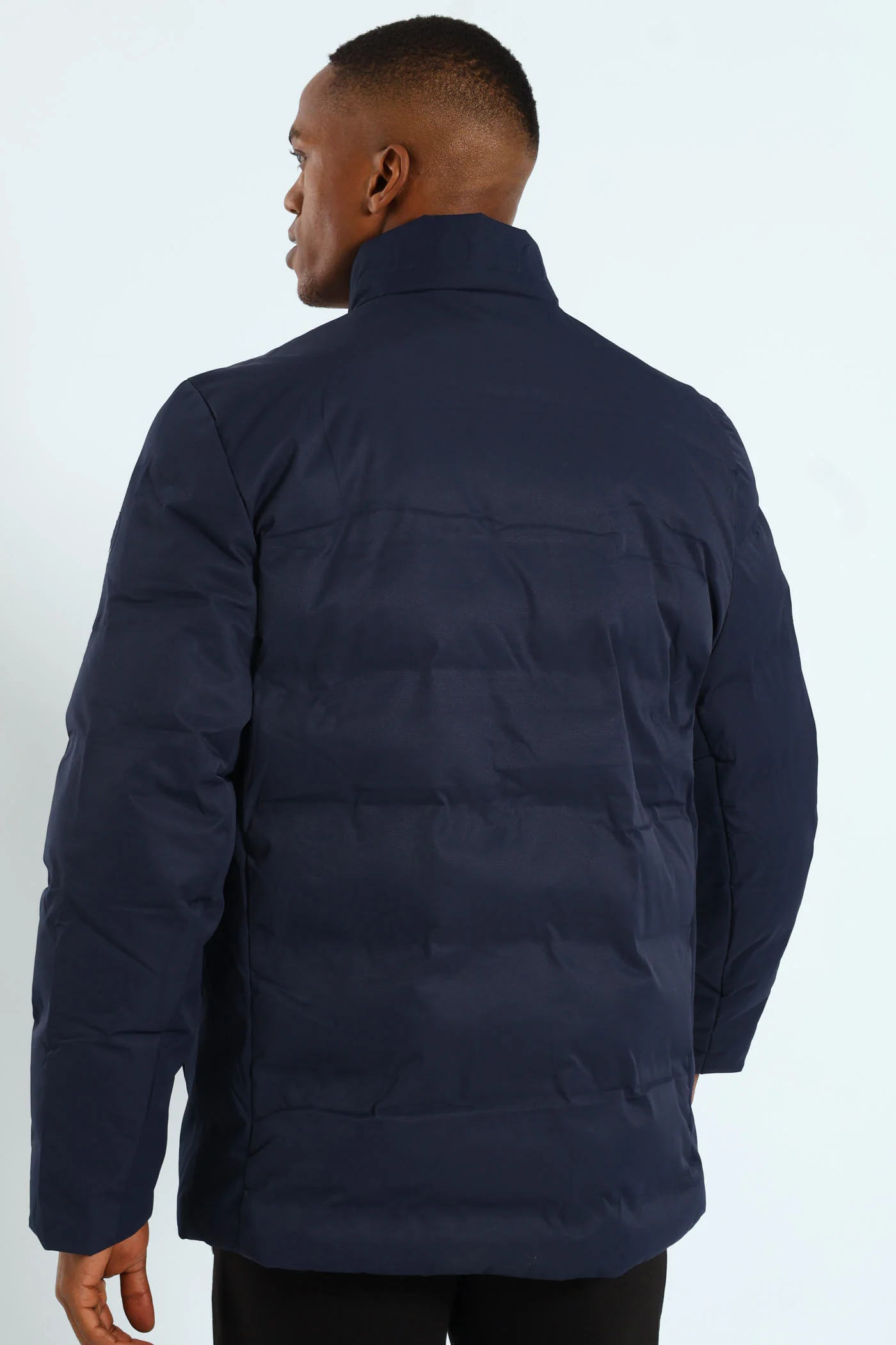 Mali Quilted Puffer - Navy - Image 4