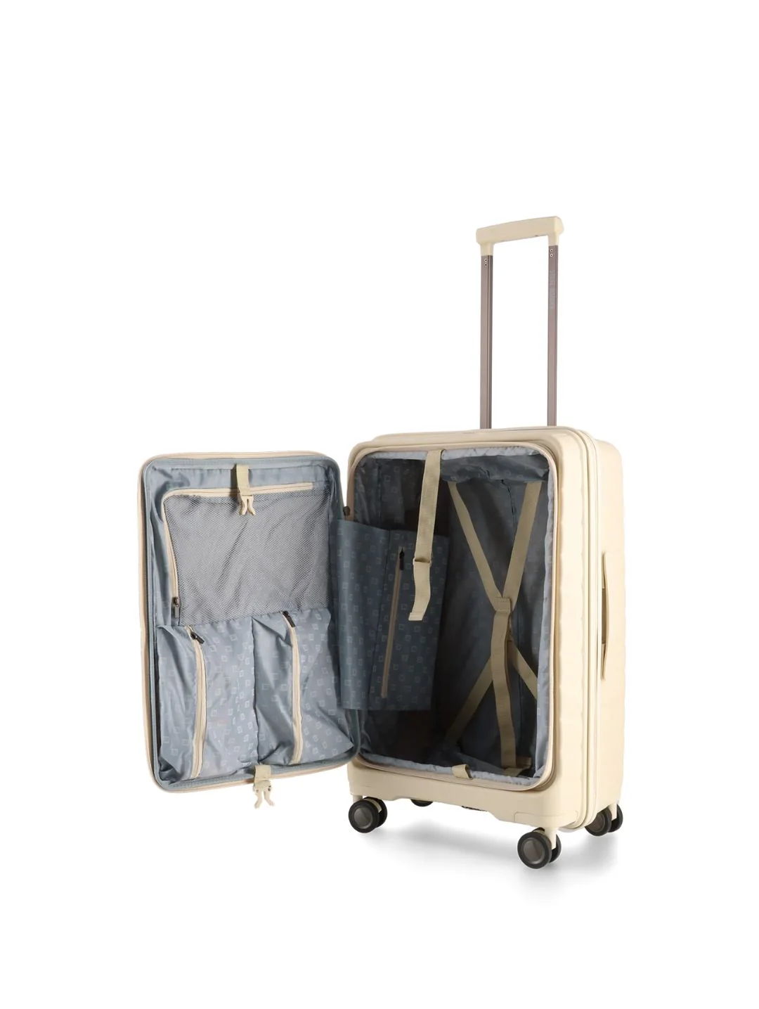 Manhattan Jet Set Luggage - Cream - Image 6