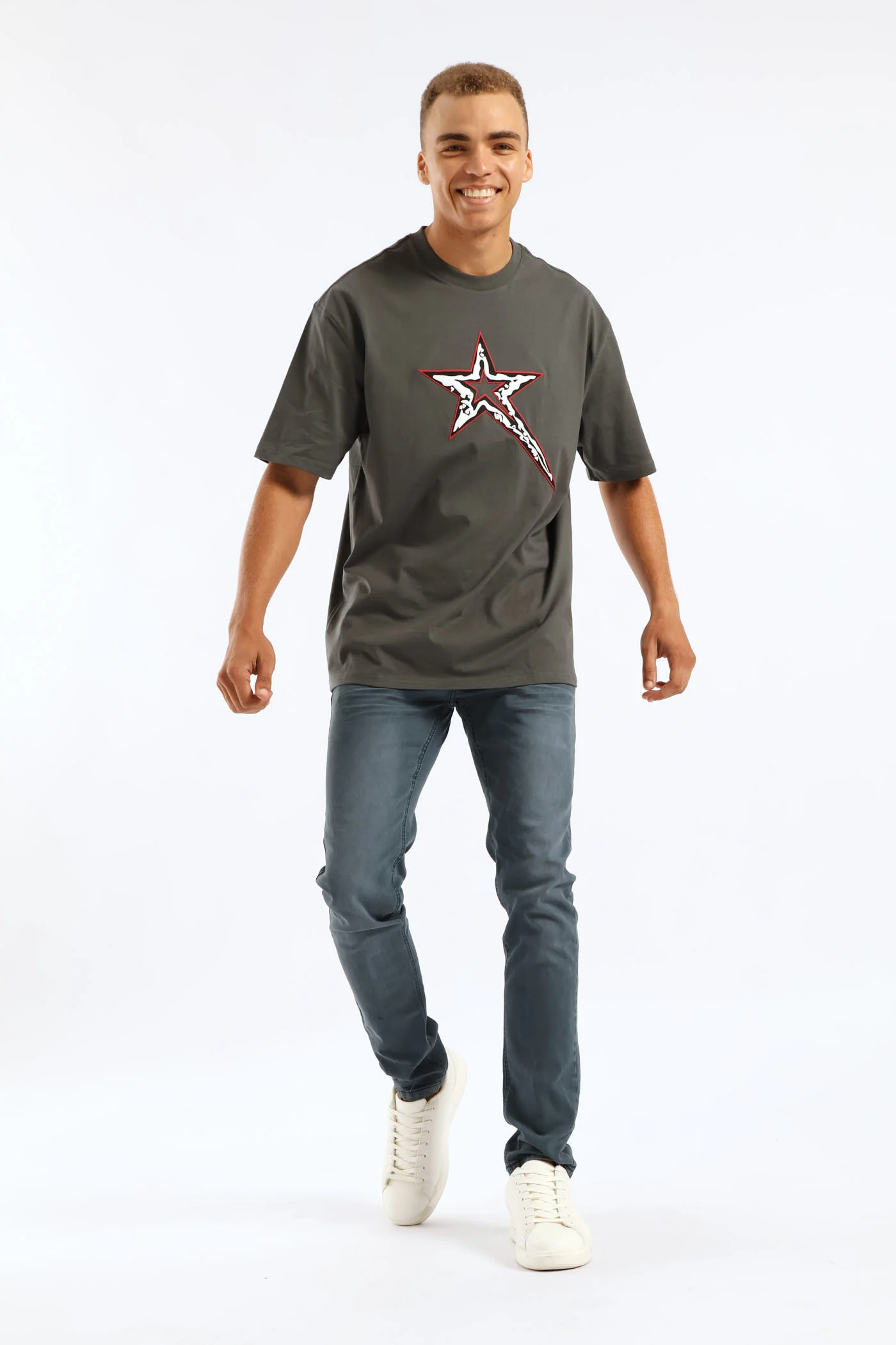 Mania Tee - Grey - Image 4