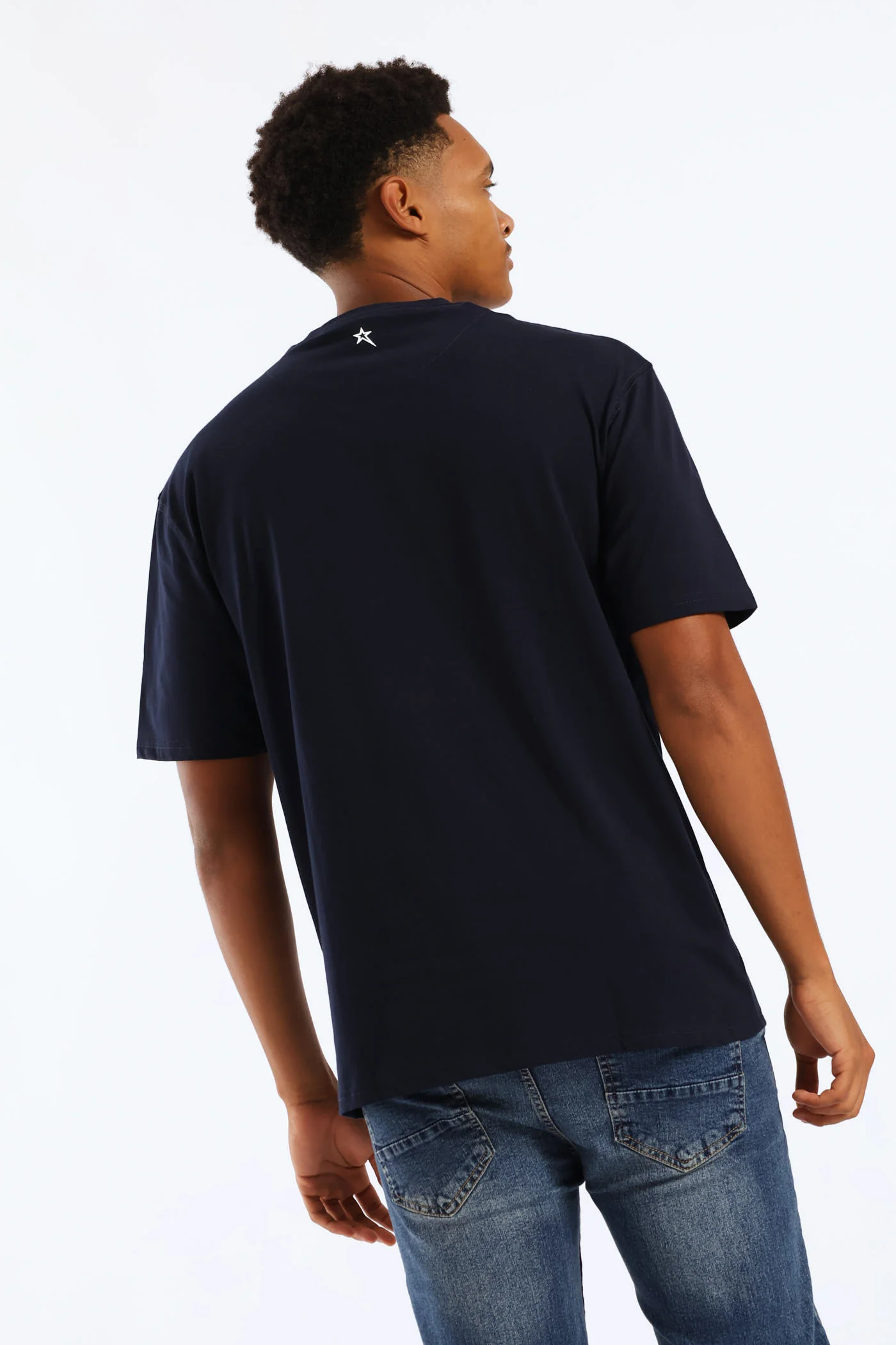 Mania Tee - Navy - Image 4