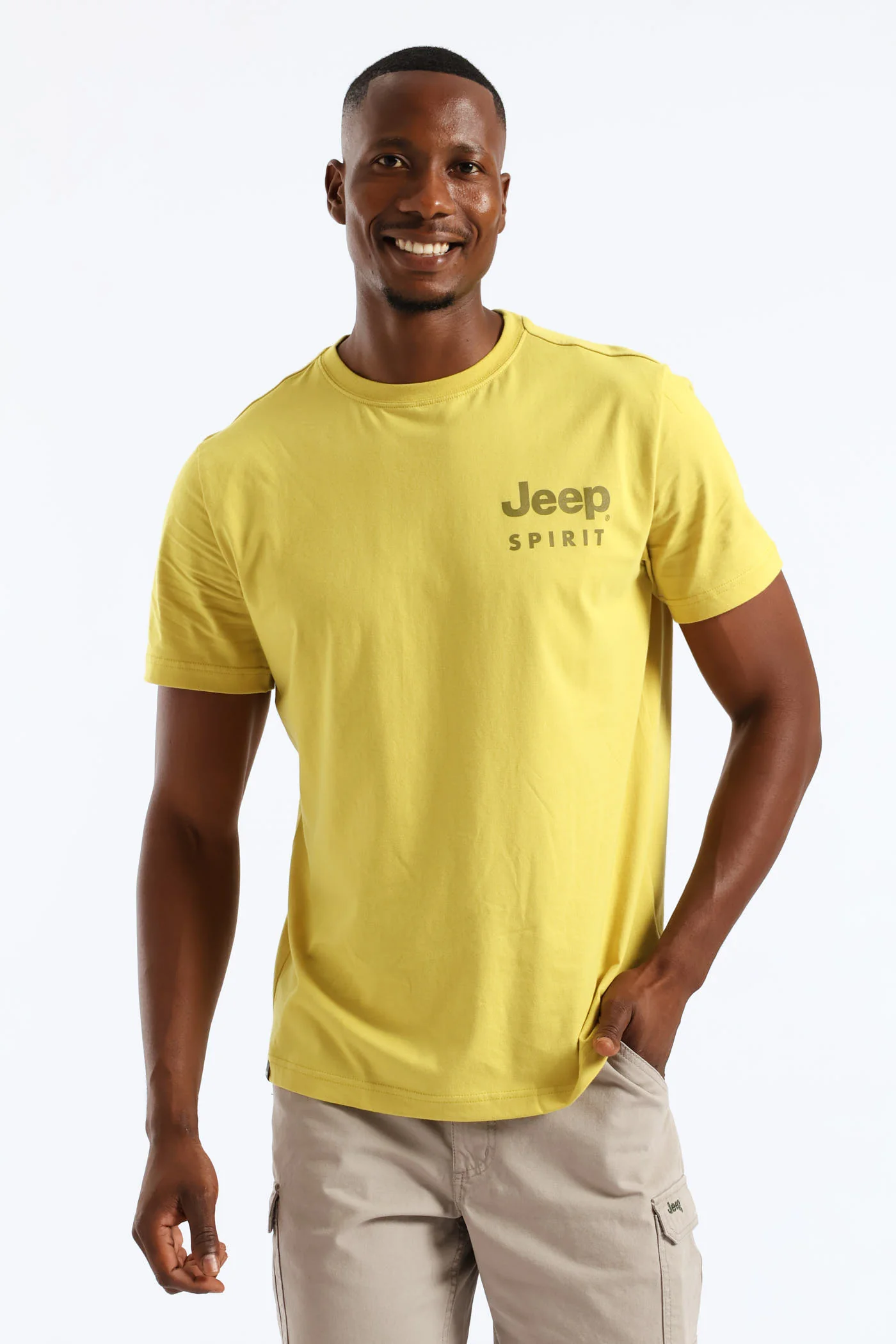 Map Graphic Tee - Yellow - Image 2