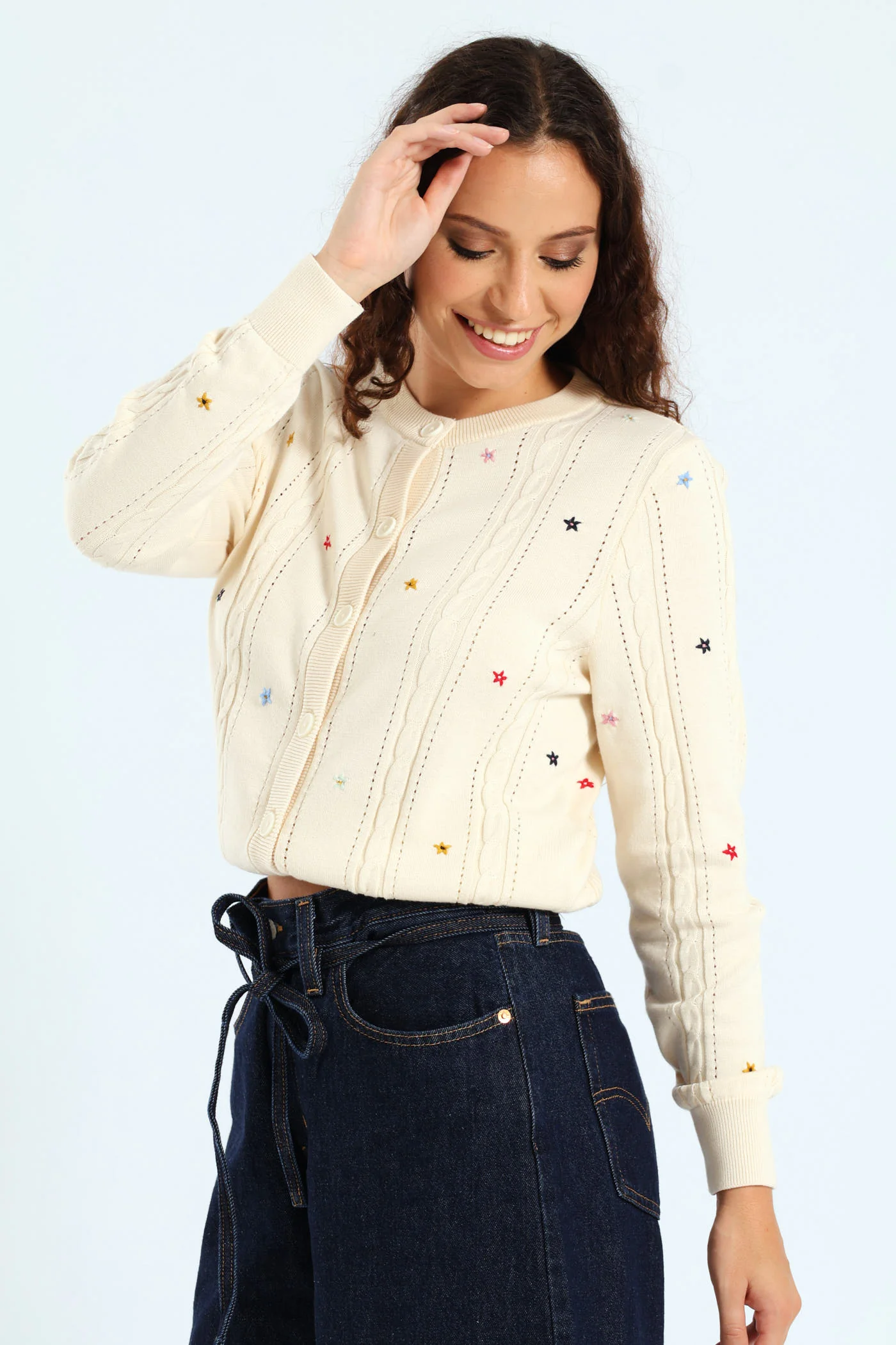 Marais Cardigan - White - Image 3