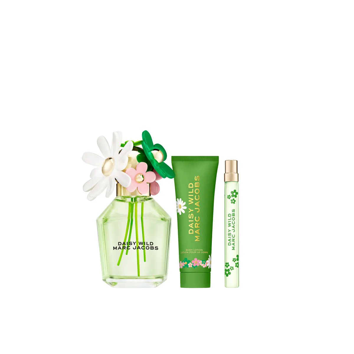 Daisy Wild Eau de Parfum for Women & Body Lotion Trio Gift Set - Image 2