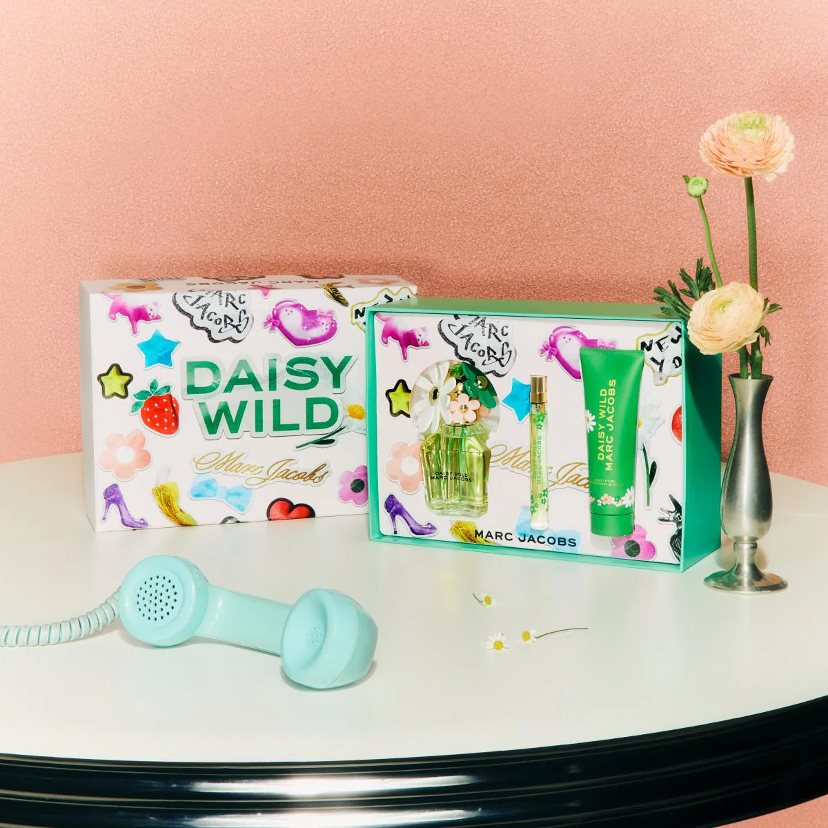 Daisy Wild Eau de Parfum for Women & Body Lotion Trio Gift Set - Image 4