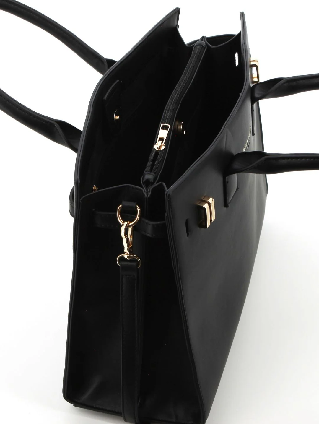 Margaux Satchel Bag - Black - Image 13