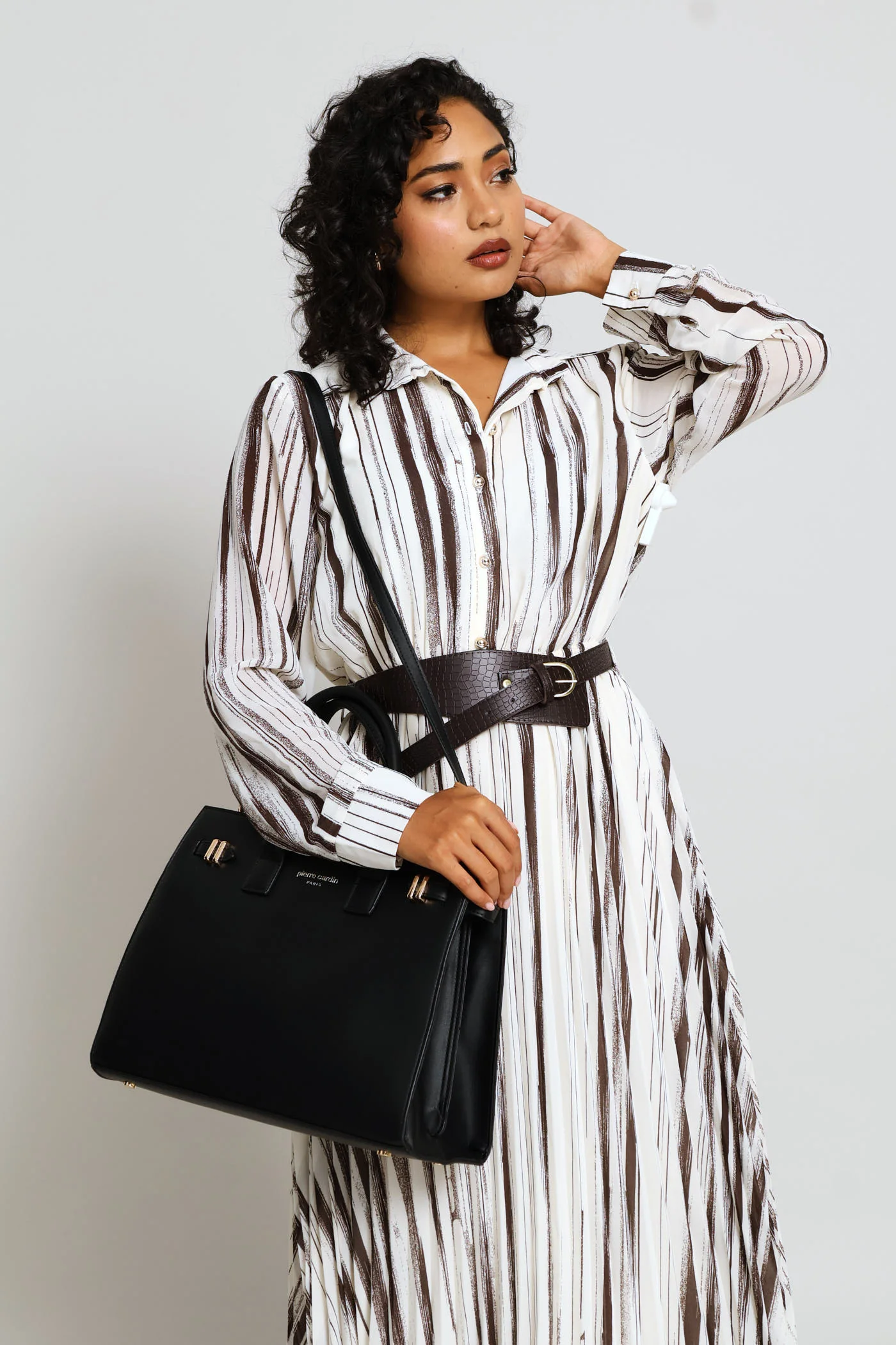 Margaux Satchel Bag - Black - Image 2