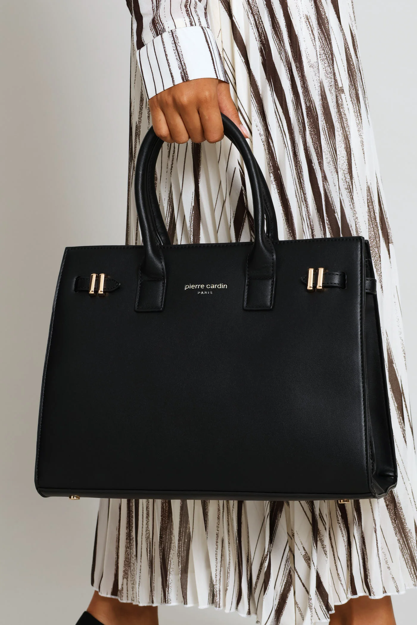 Margaux Satchel Bag - Black - Image 3