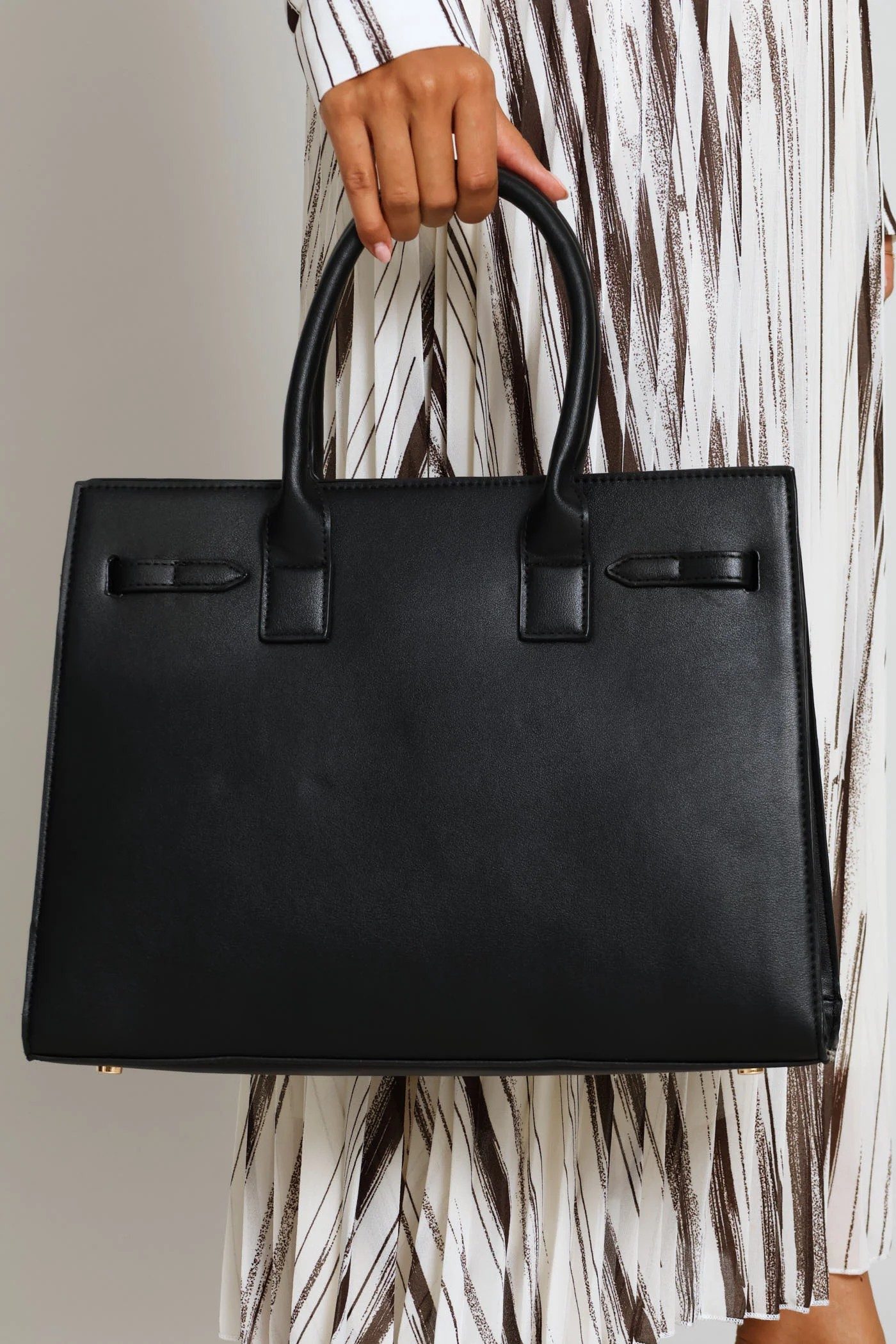 Margaux Satchel Bag - Black - Image 4