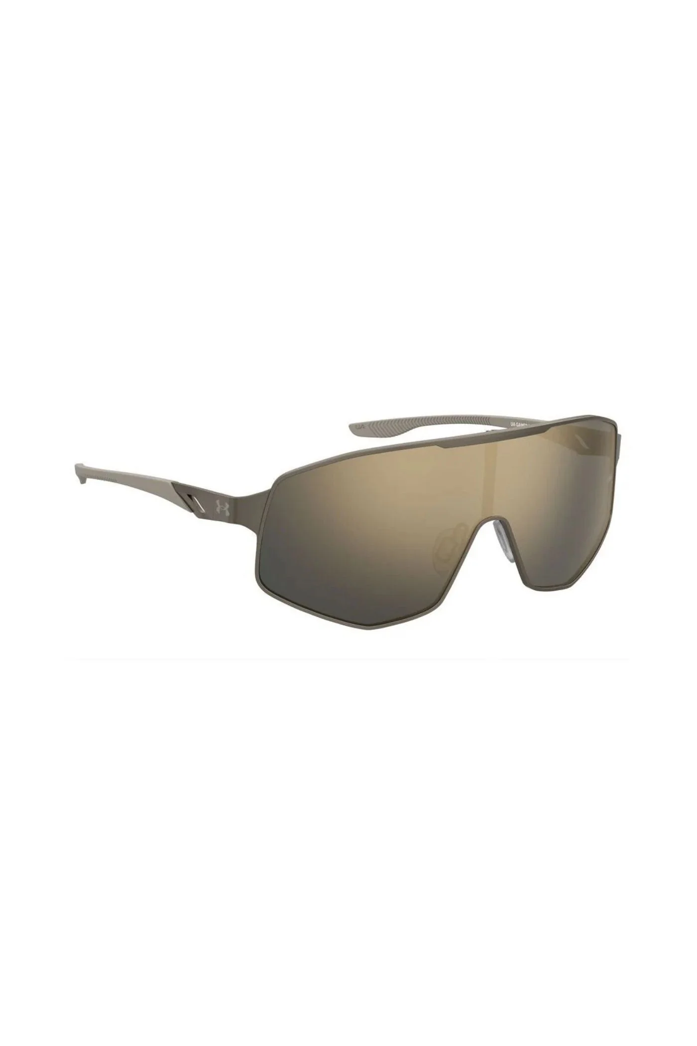Mask Grey Brown Frame Gold Mirror Lens - None - Image 2