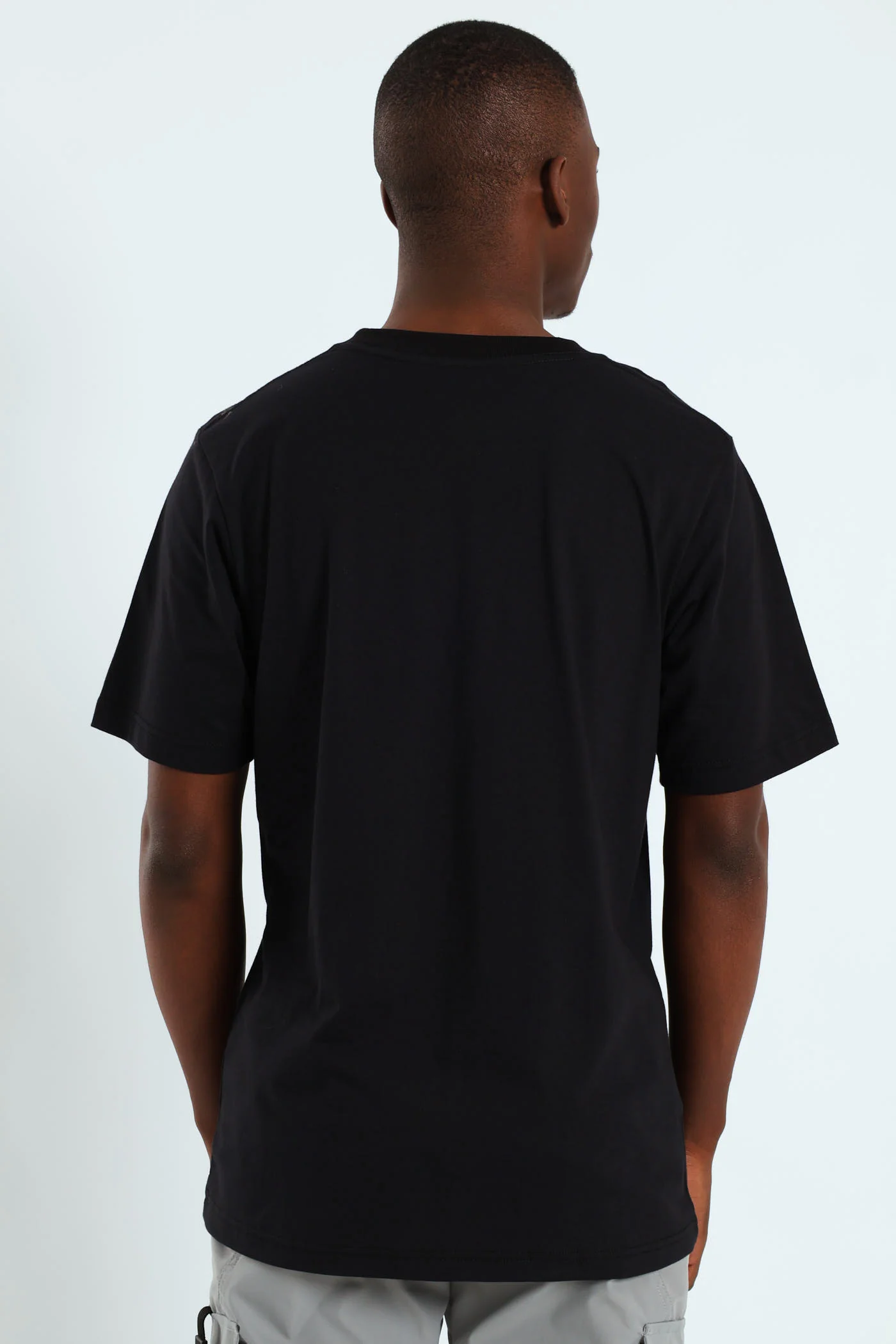Mask Print Tee - Black - Image 3