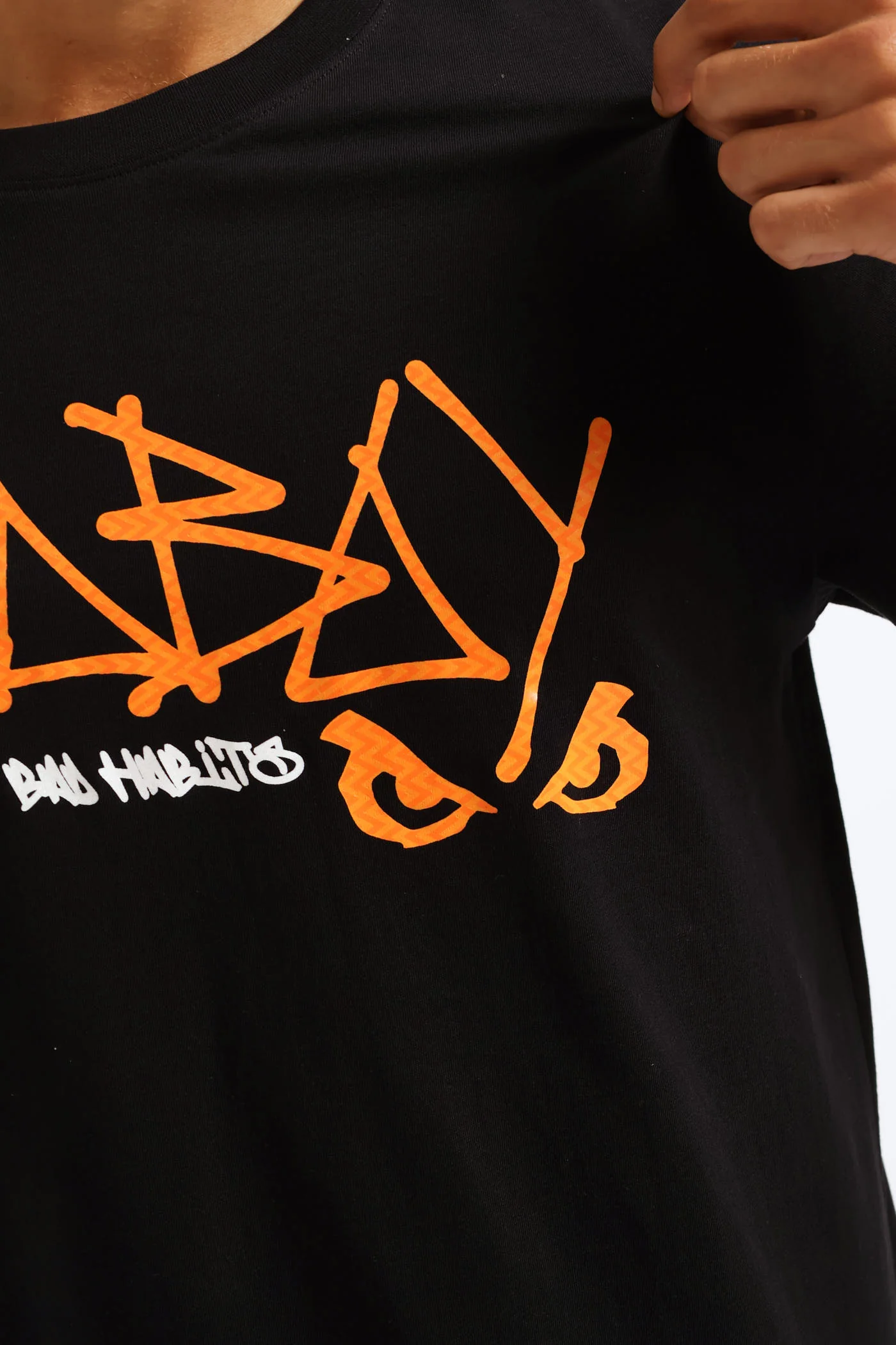 Mask Tee - Black - Image 4