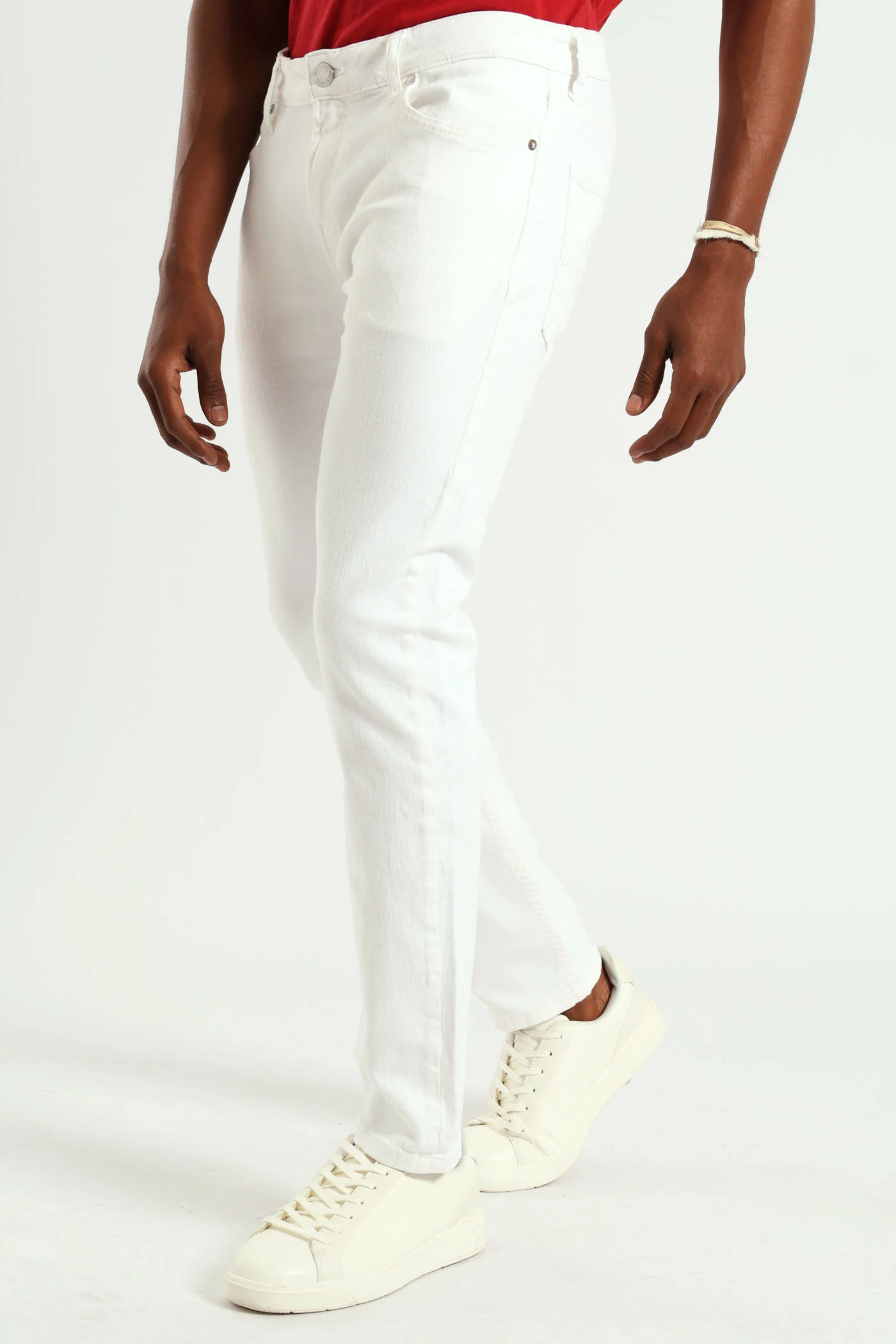 Mason Skinny Denim - Stonewash/White - Image 2