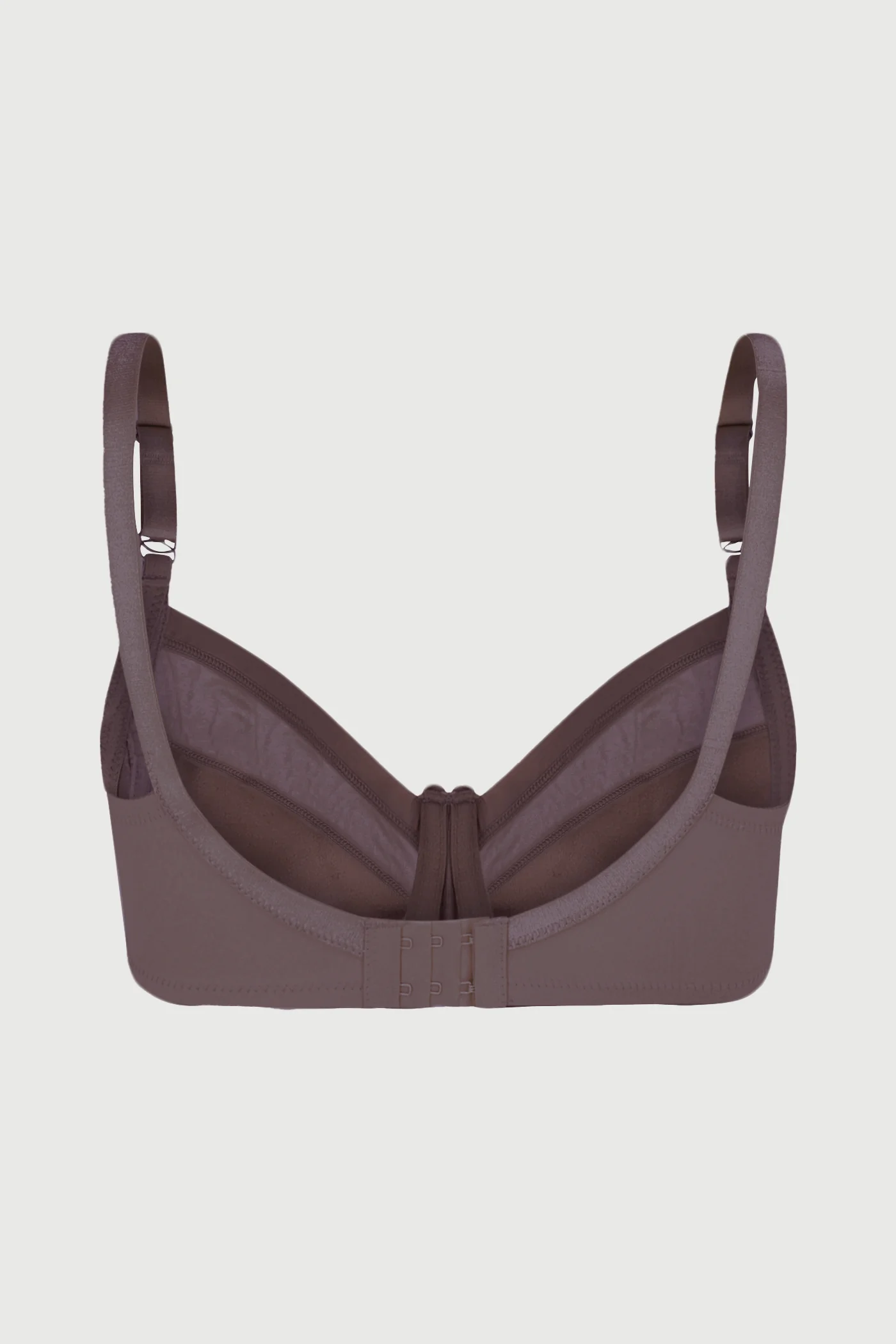 Matt & Sheer Underwire Bra - Mocha - Image 2