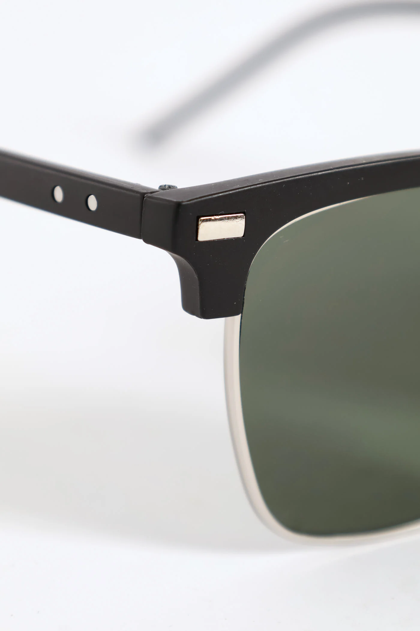 Matte Black/Silver Sunglasses - Black - Image 2