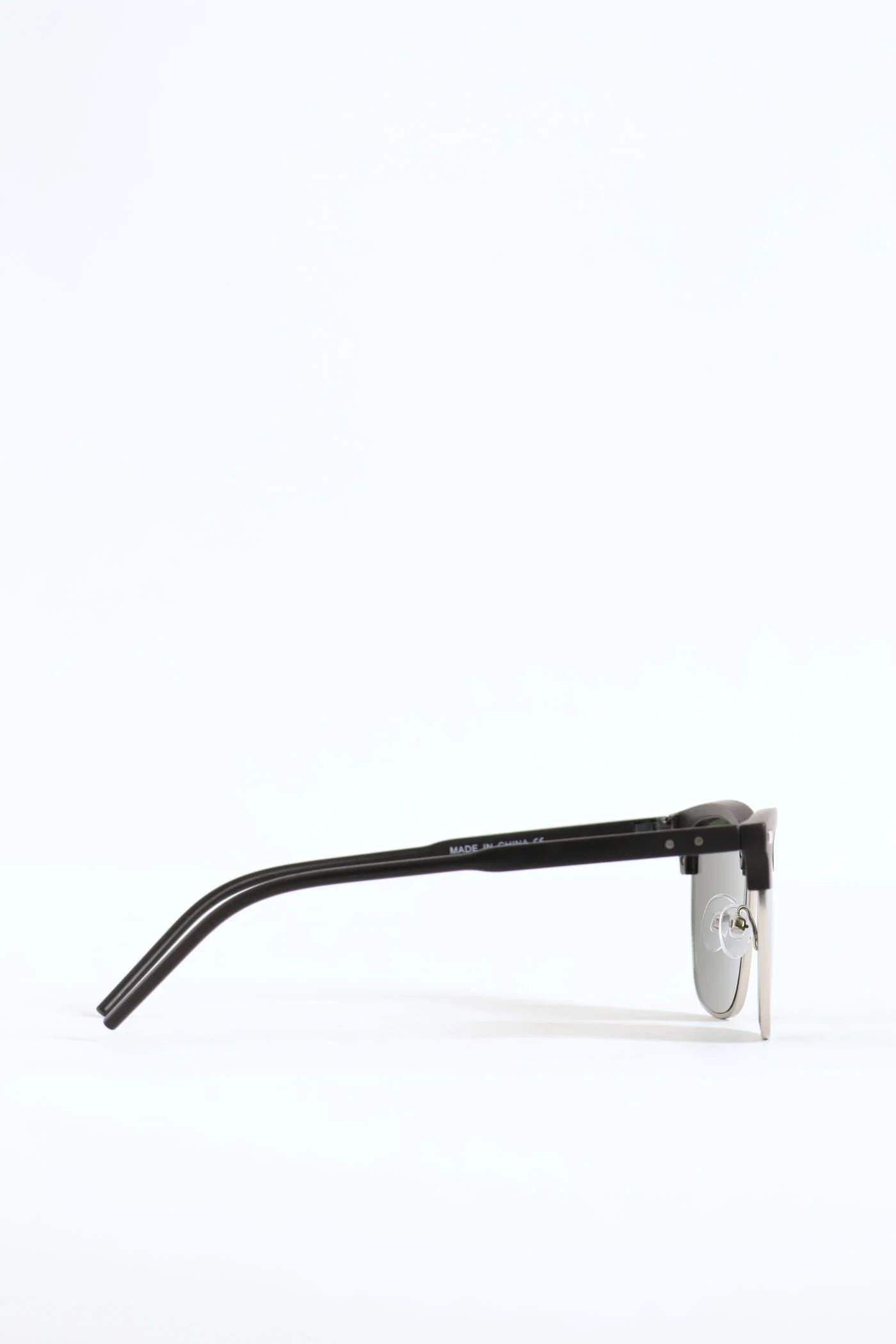 Matte Black/Silver Sunglasses - Black - Image 3