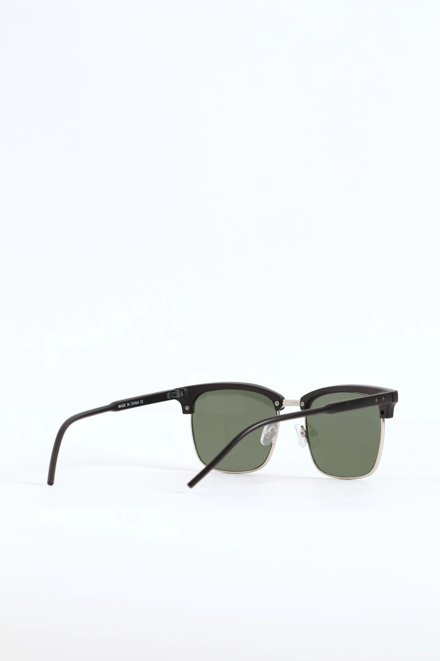 Matte Black/Silver Sunglasses - Black - Image 4
