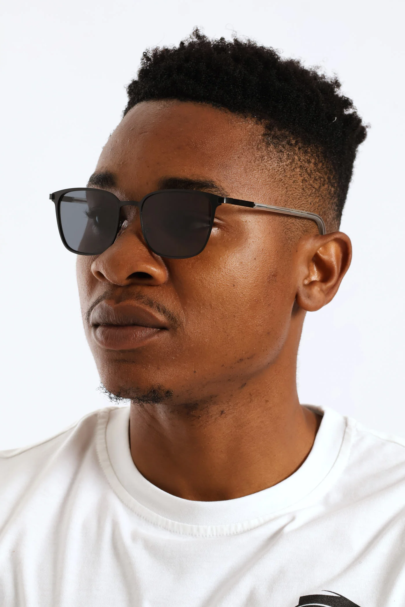 Matte Black Sunglasses - Black - Image 2