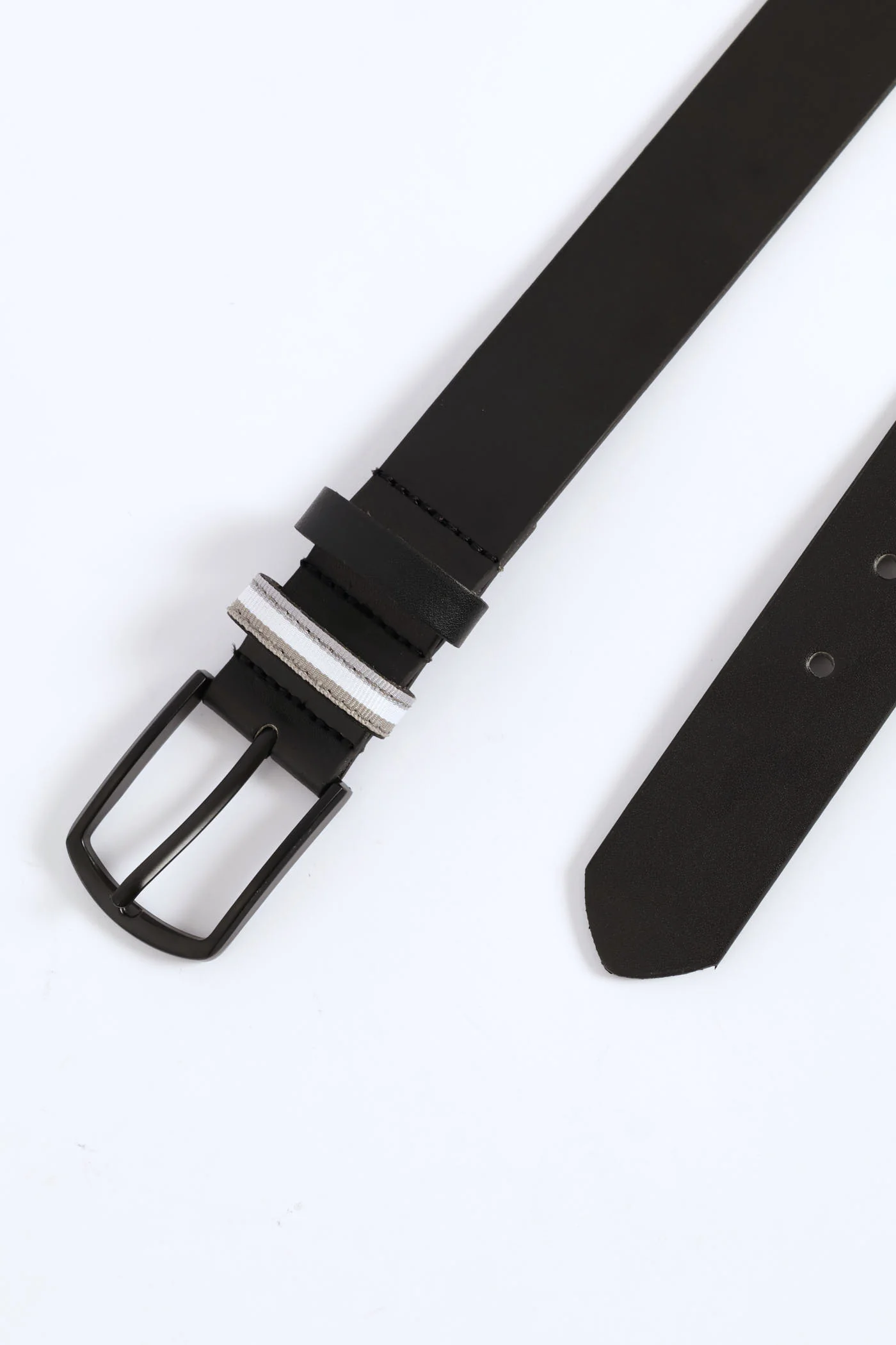 Matte Textured Belt - Black - Image 2