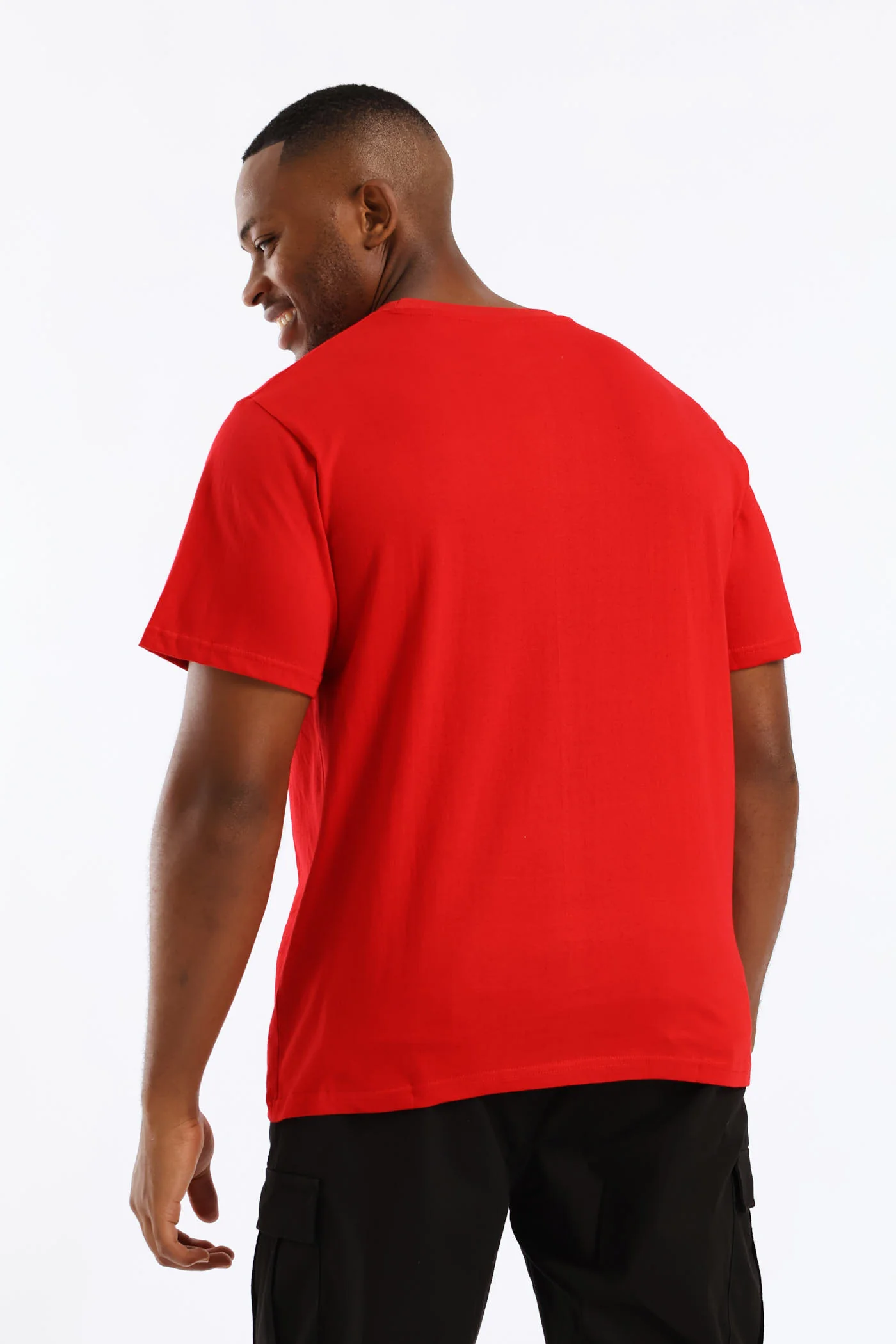 Mcmxcvi Basic Print Tee - Red - Image 4