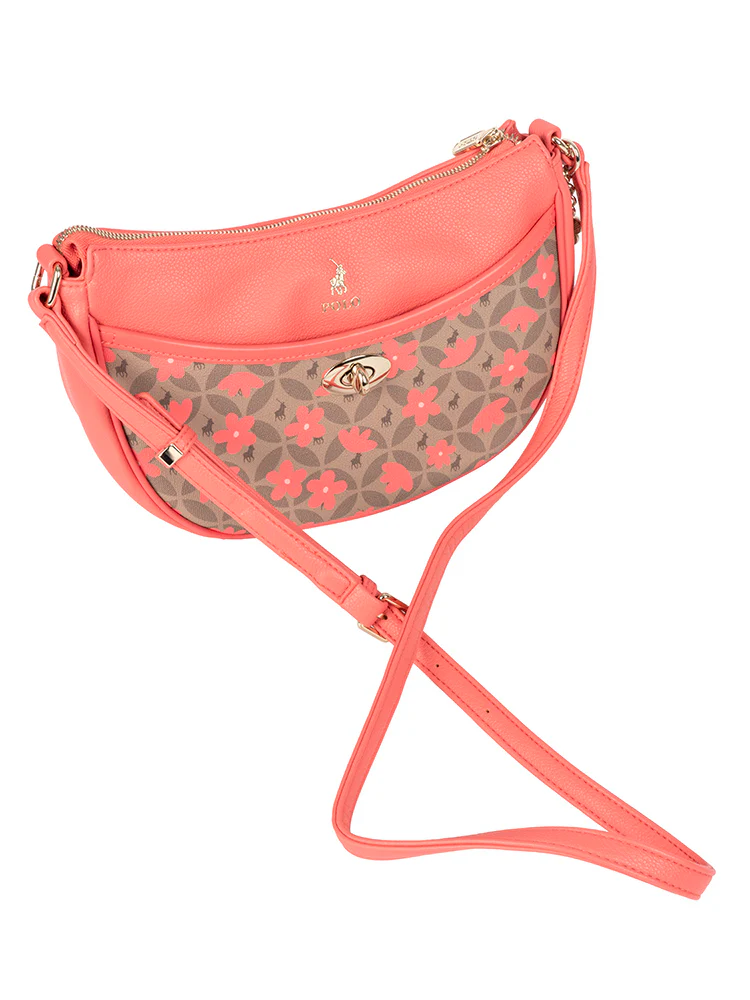 Meadow Moon Sling Bag - Coral - Image 2