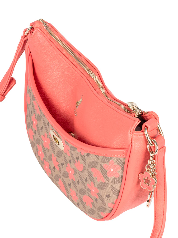 Meadow Moon Sling Bag - Coral - Image 3