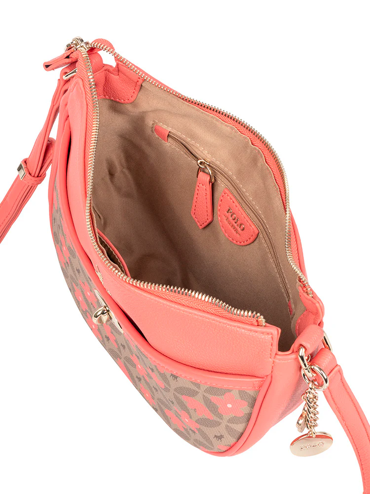 Meadow Moon Sling Bag - Coral - Image 4