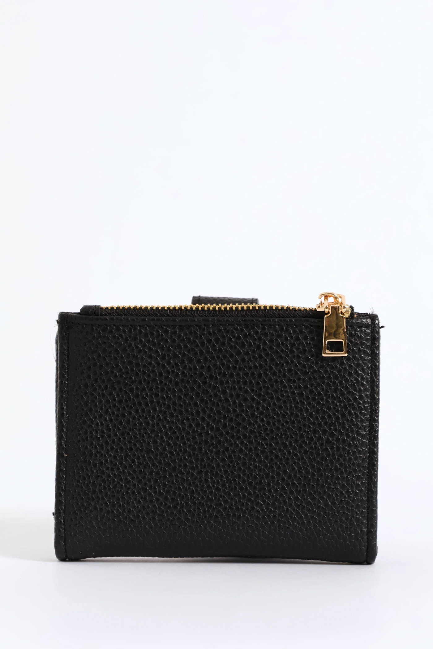 Medium Bifold Flap Purse - Black - Image 3