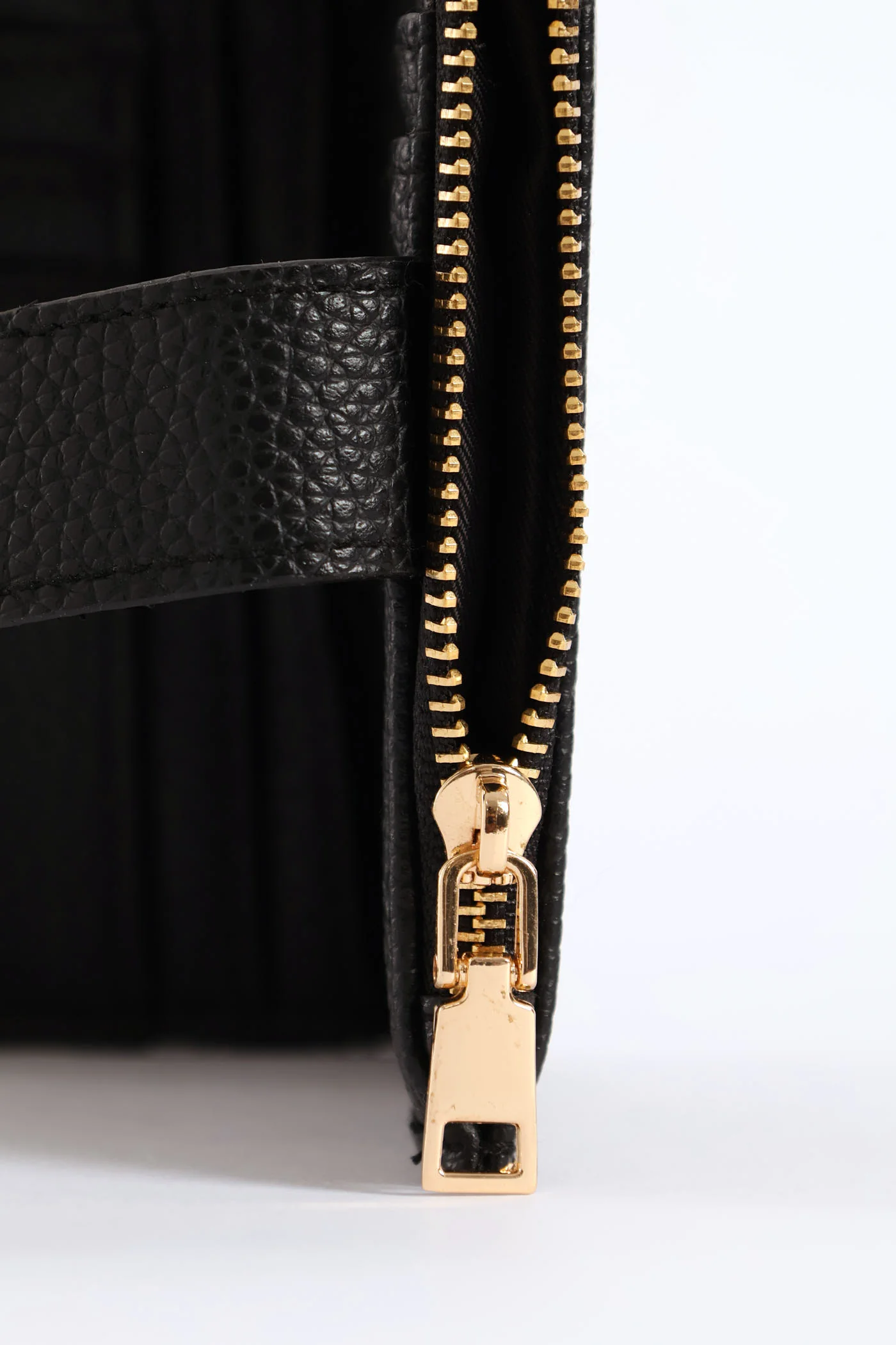 Medium Bifold Flap Purse - Black - Image 5