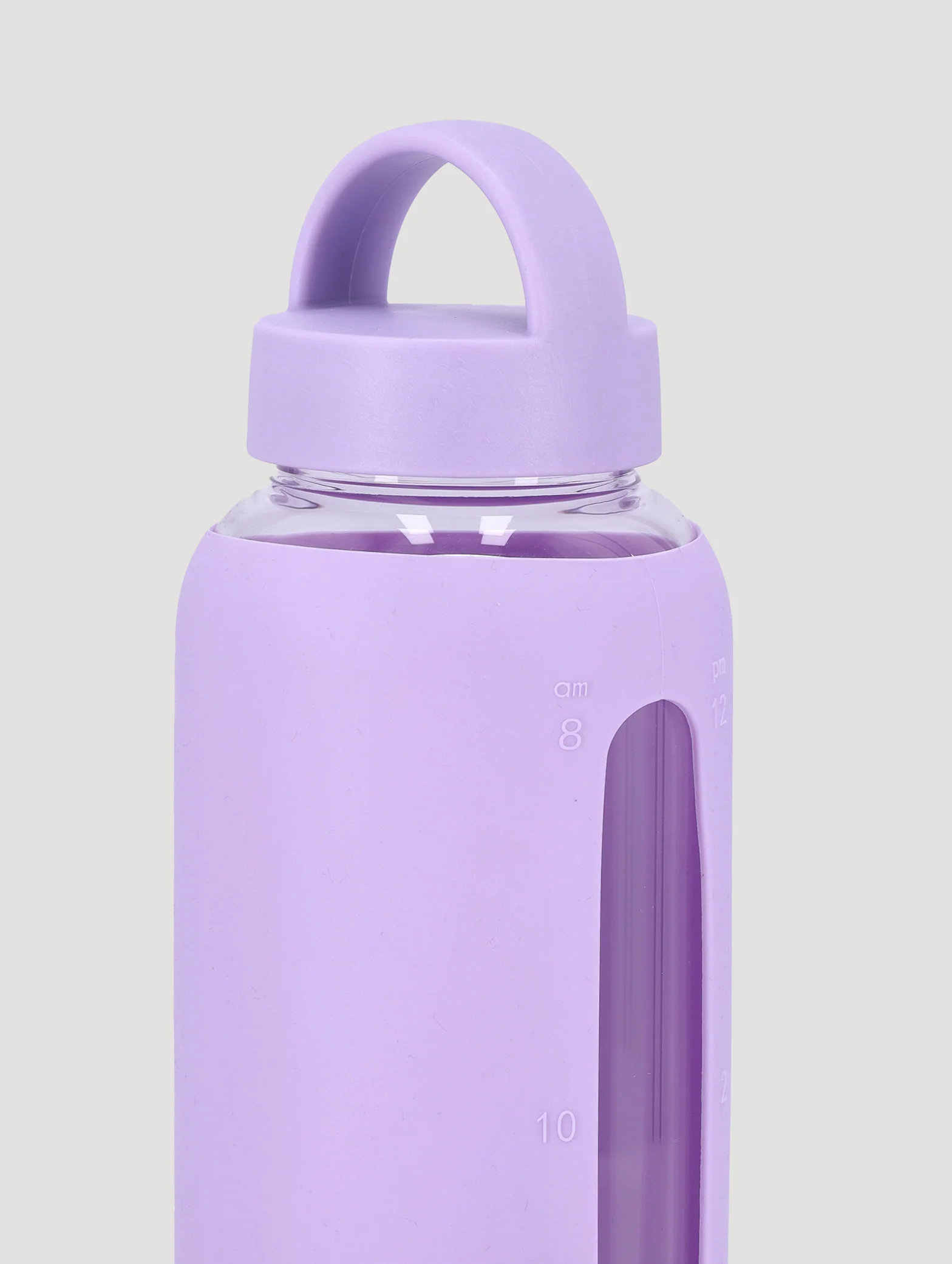 Lilac Medium Glass Bottle with Silicone Cover - 800ML - Image 2