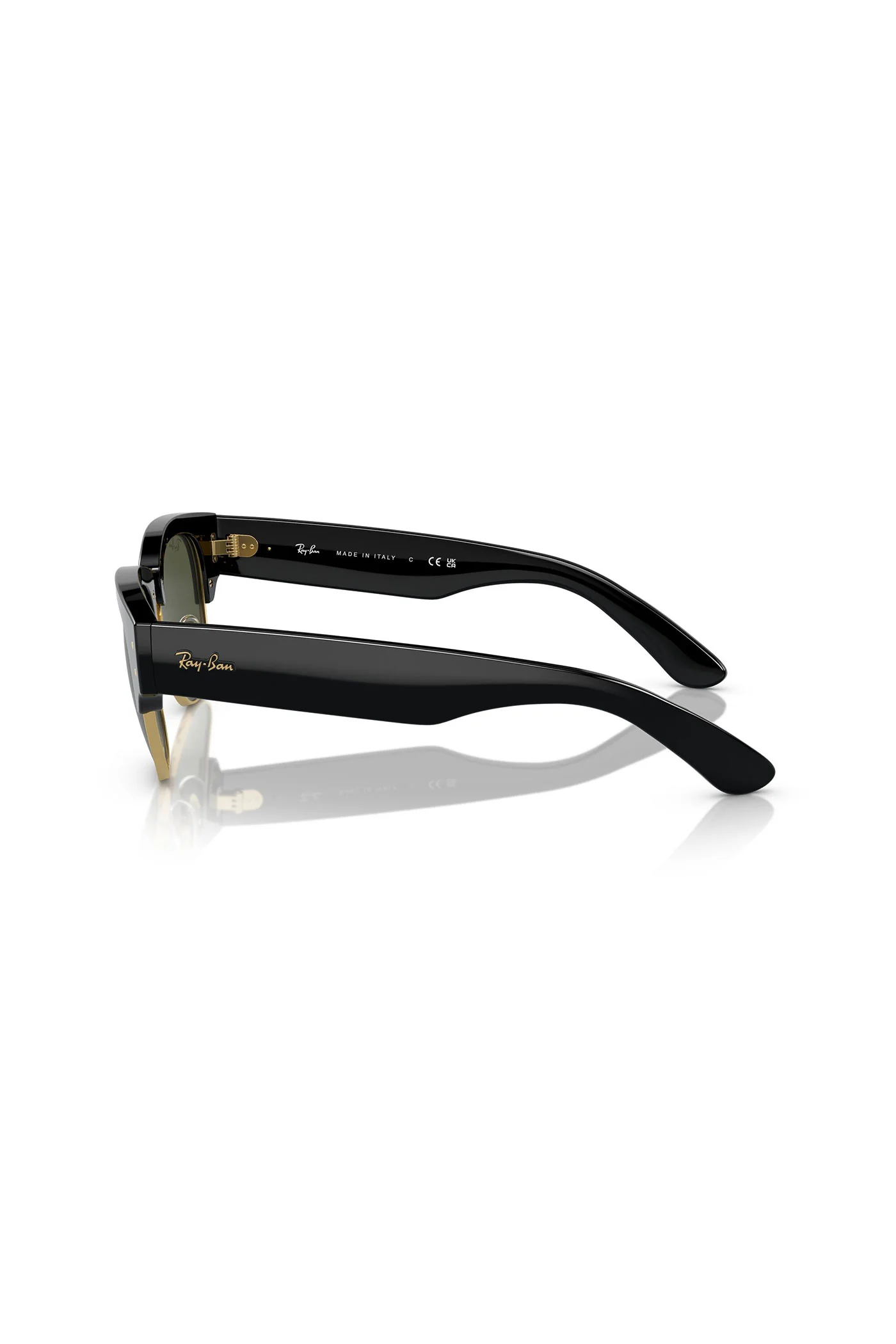 Mega Clubmaster Sunglasses - Black - Image 2