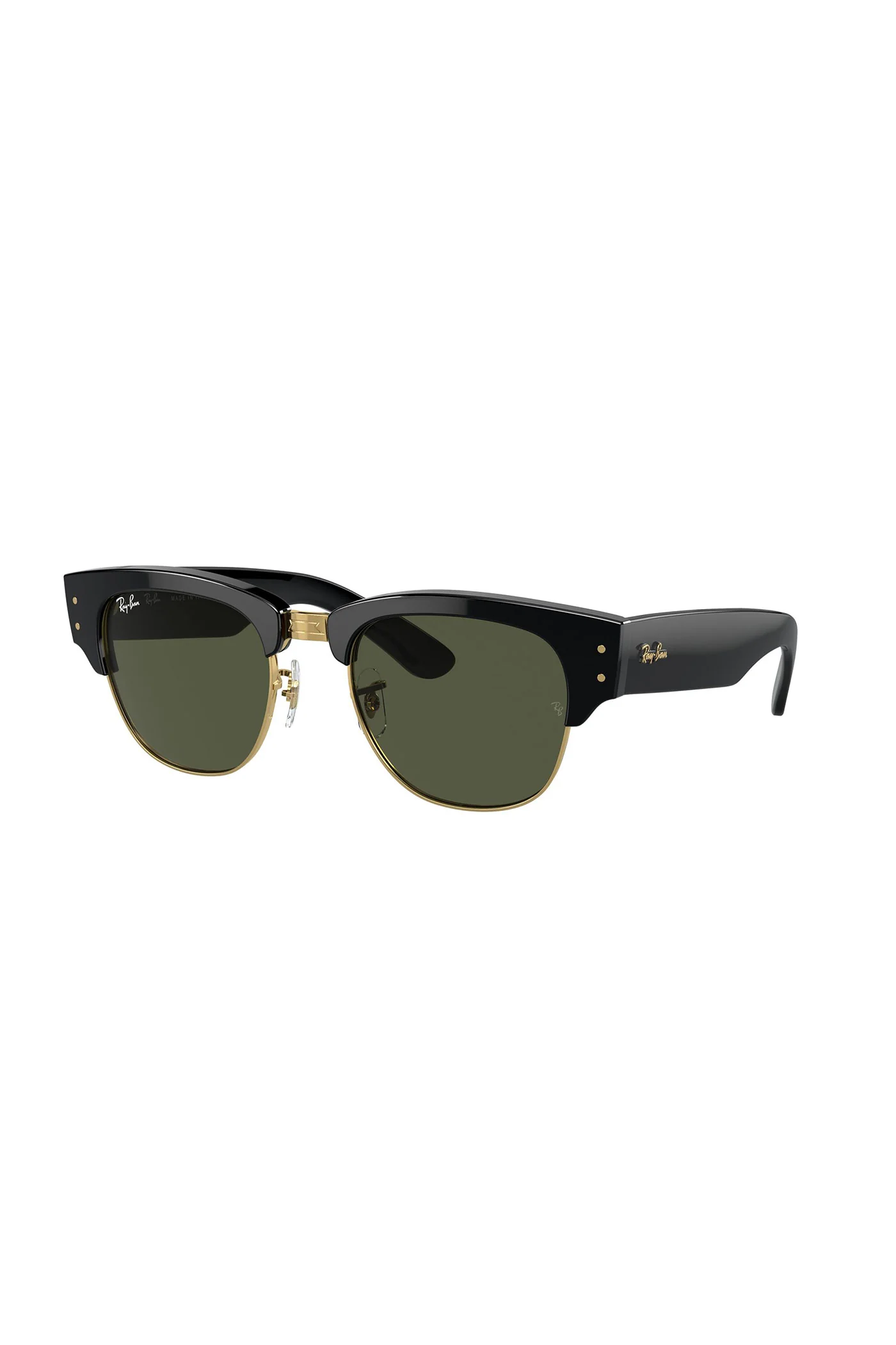 Mega Clubmaster Sunglasses - Black - Image 3