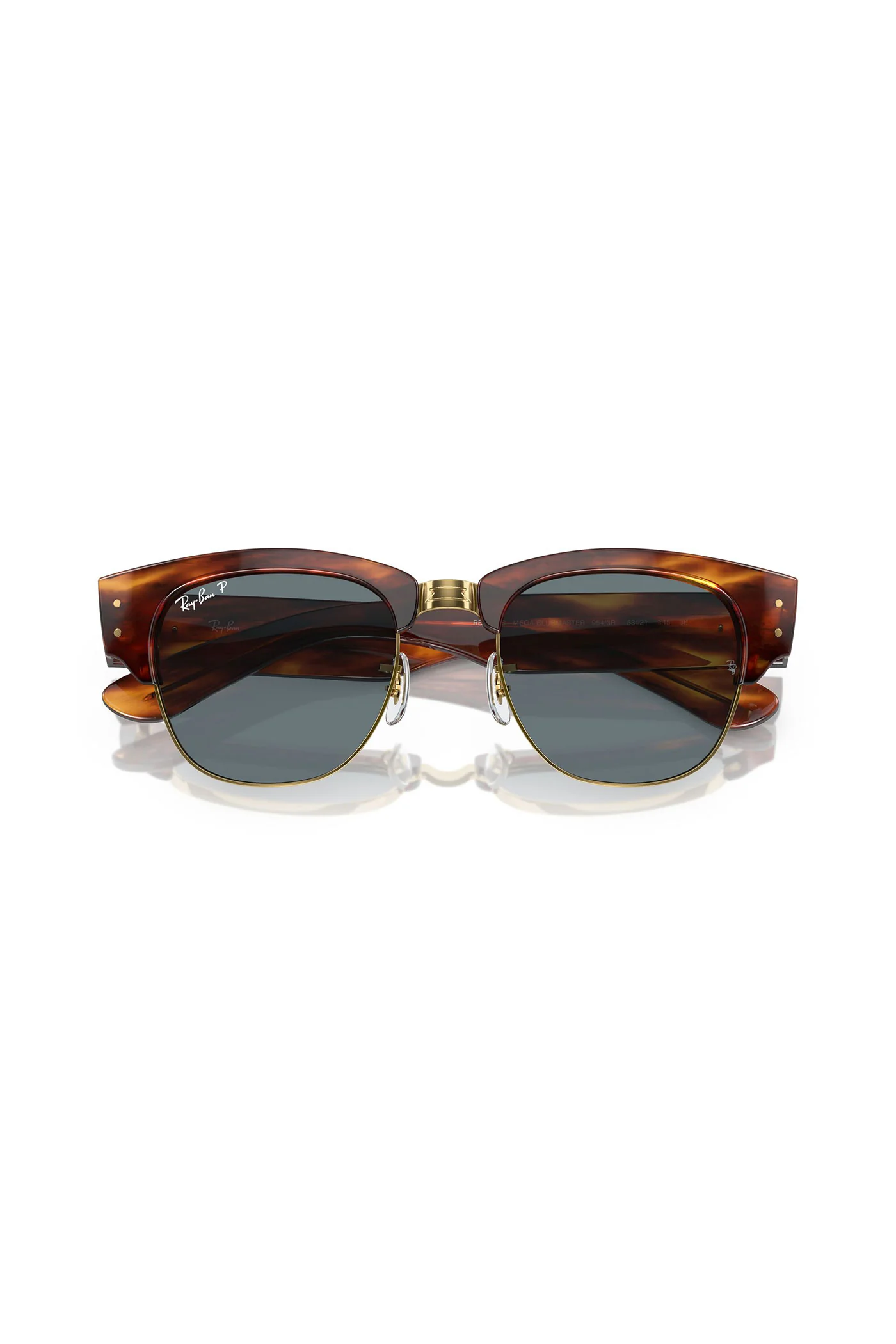 Mega Clubmaster Sunglasses - Brown - Image 5