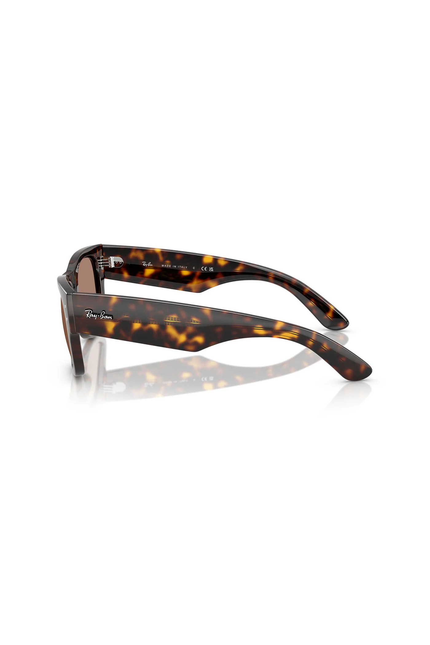Mega Wayfarer Havana Sunglasses - Light Violet - Image 2