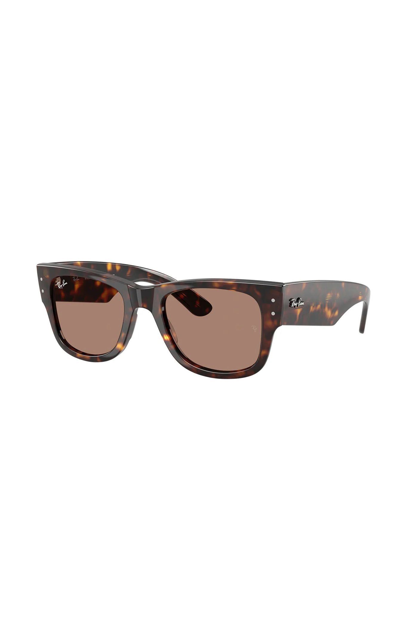 Mega Wayfarer Havana Sunglasses - Light Violet - Image 3
