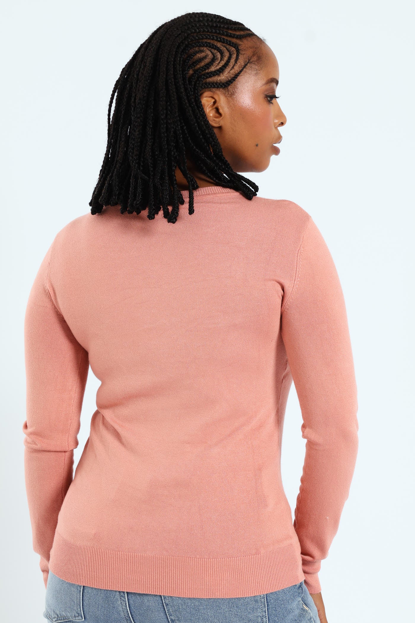 Megan Logo Sweater - Pink - Image 4